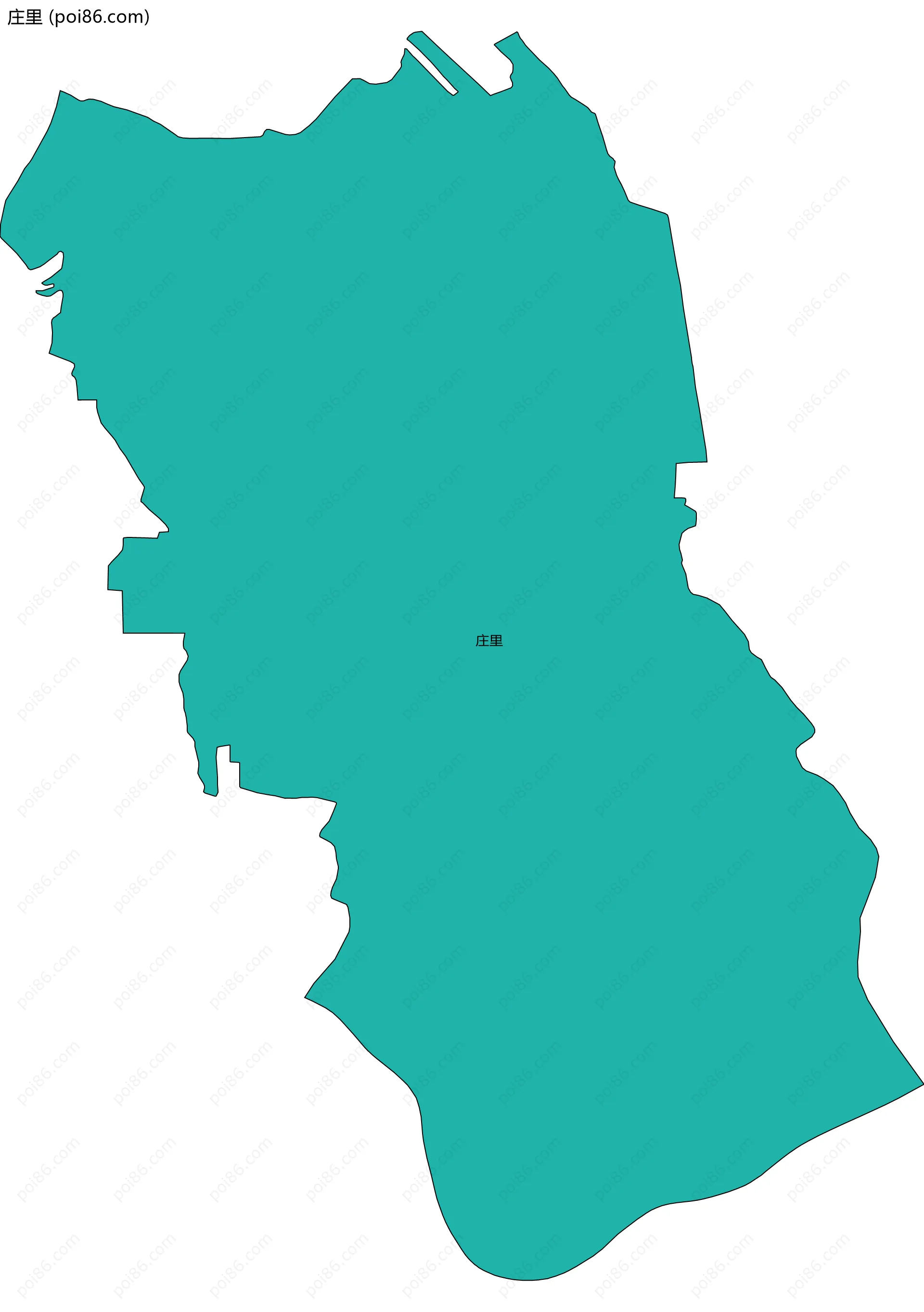 庄里边界地图