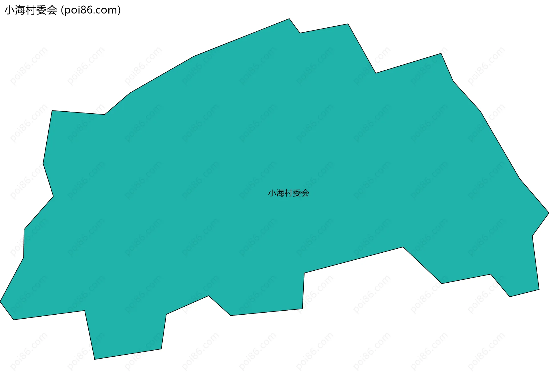 小海村委会边界地图