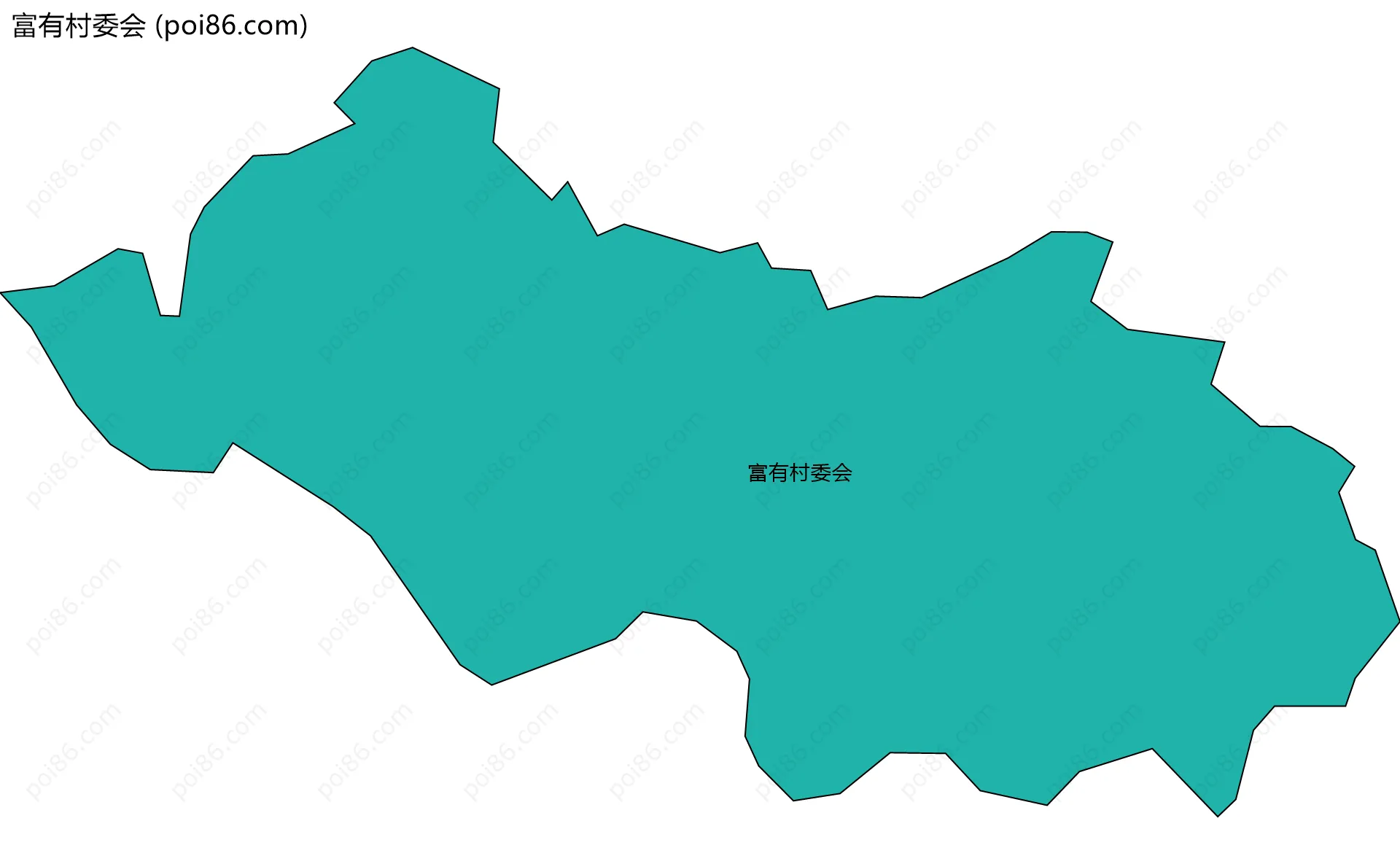富有村委会边界地图
