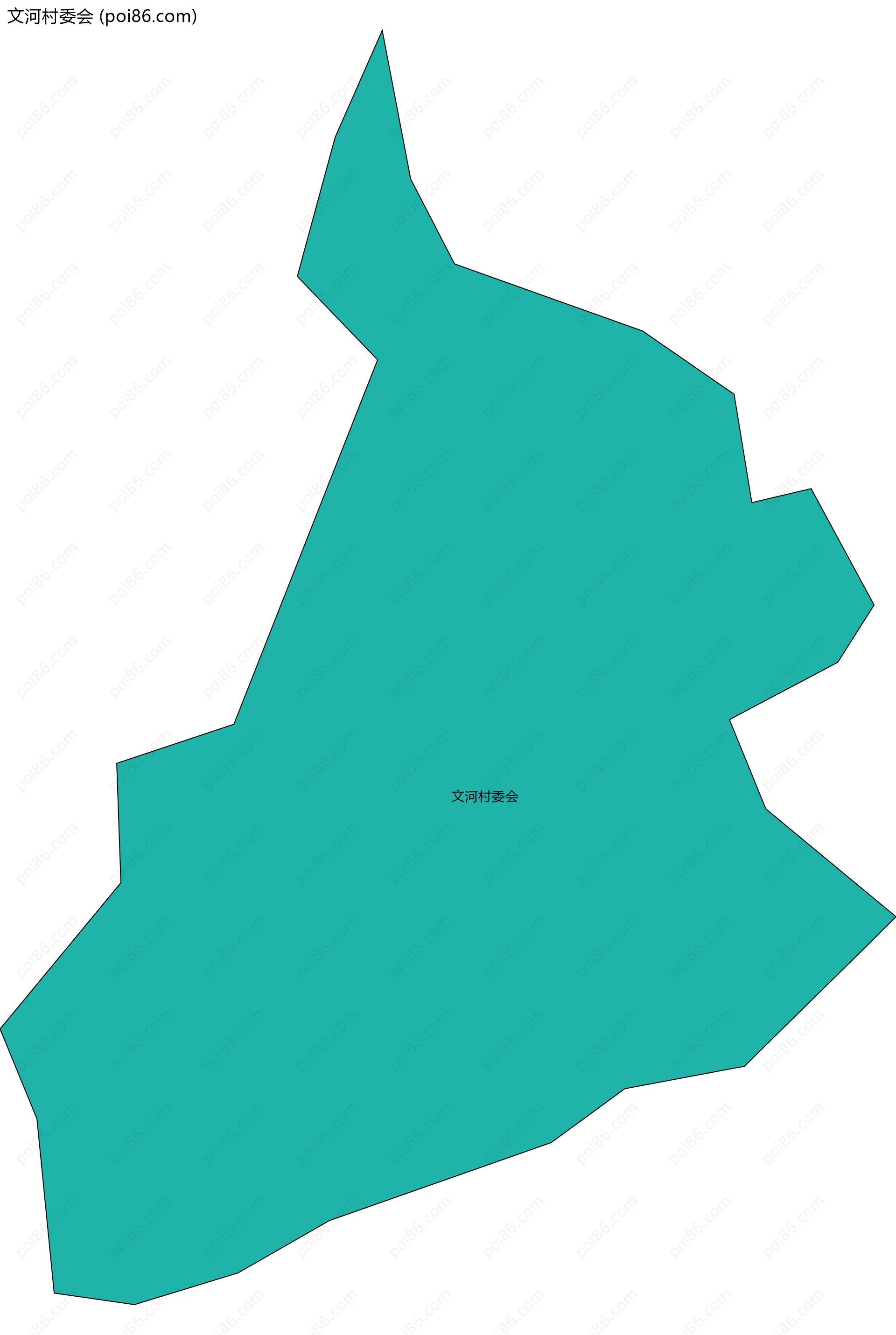 文河村委会边界地图