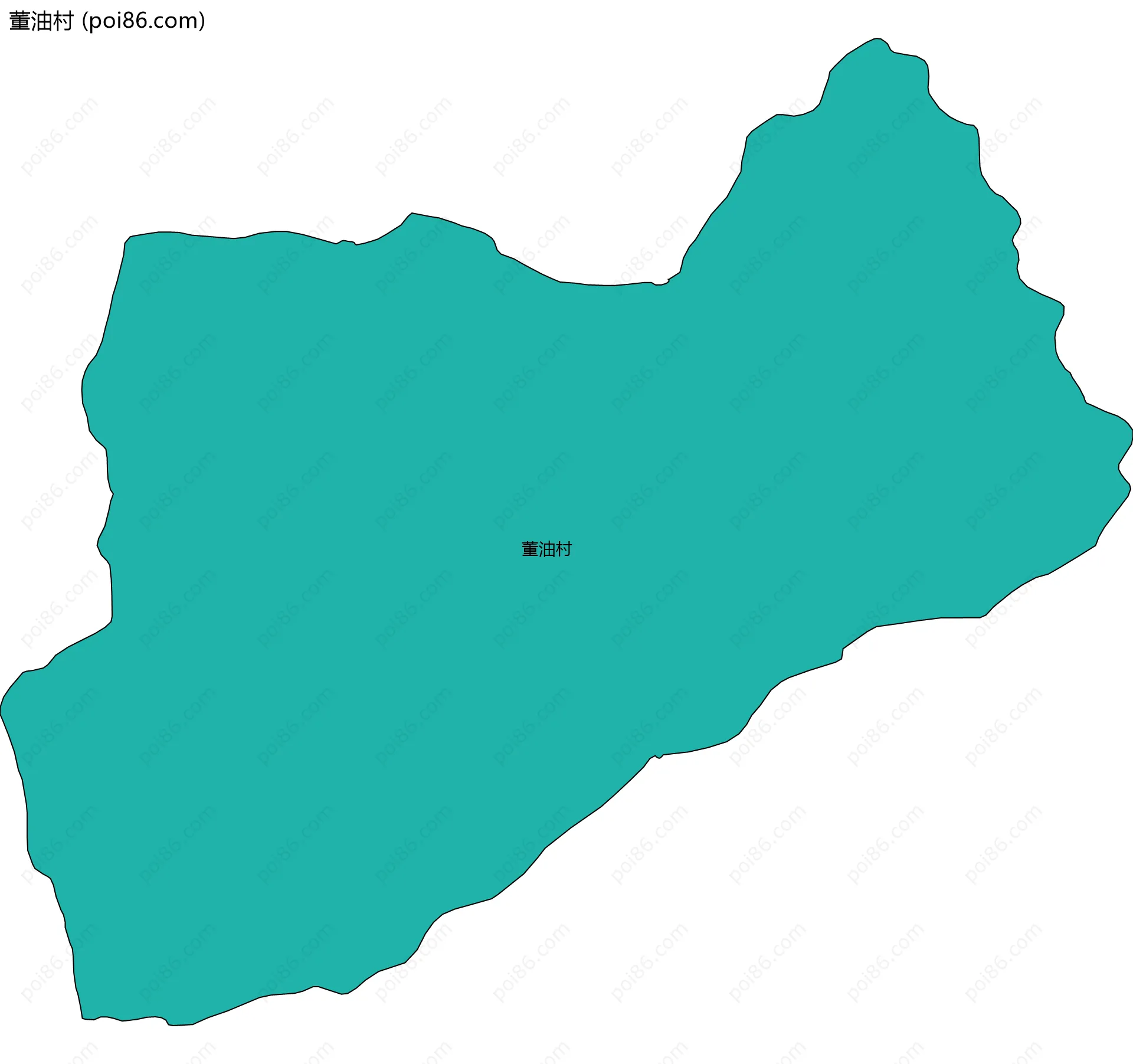 董油村边界地图