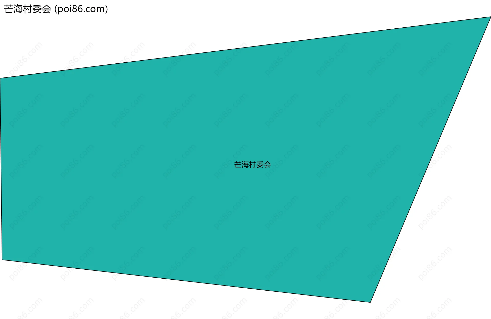 芒海村委会边界地图