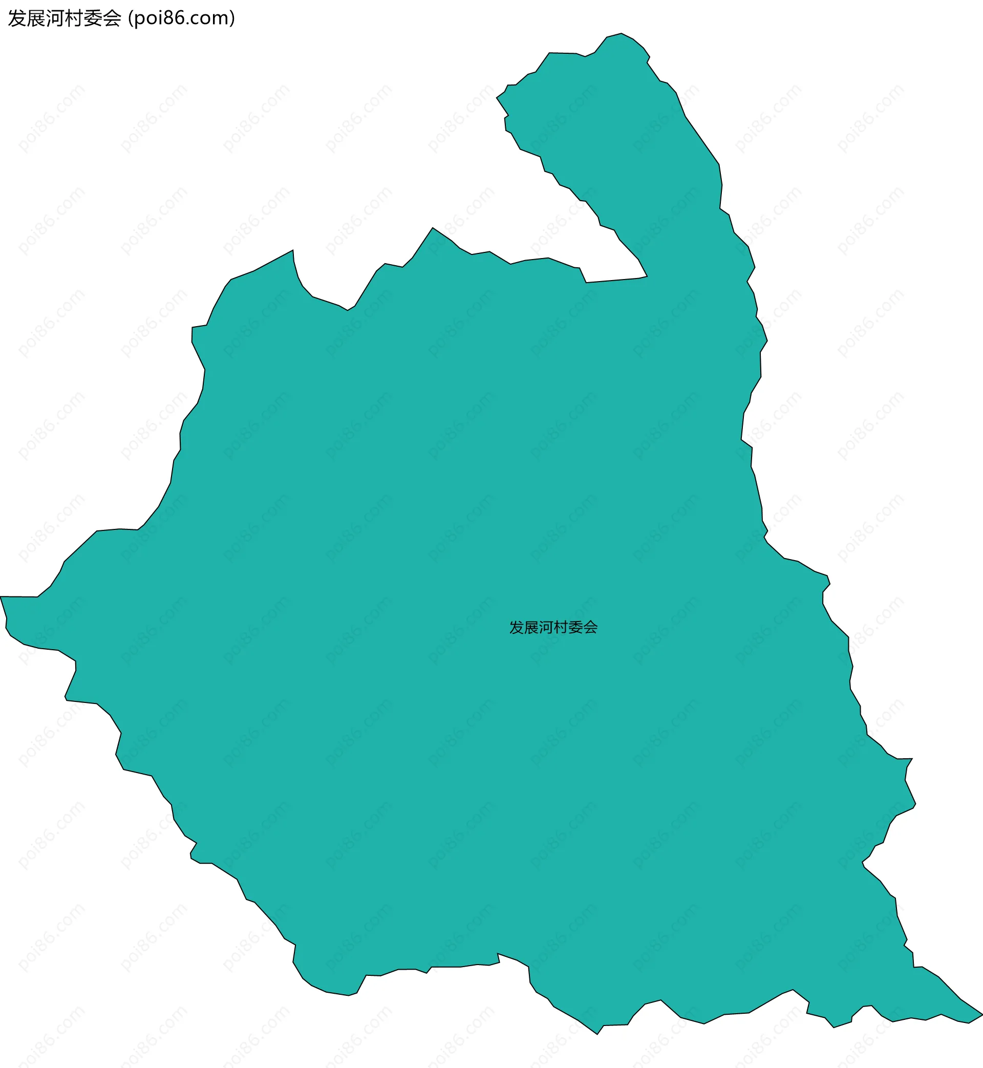 发展河村委会边界地图