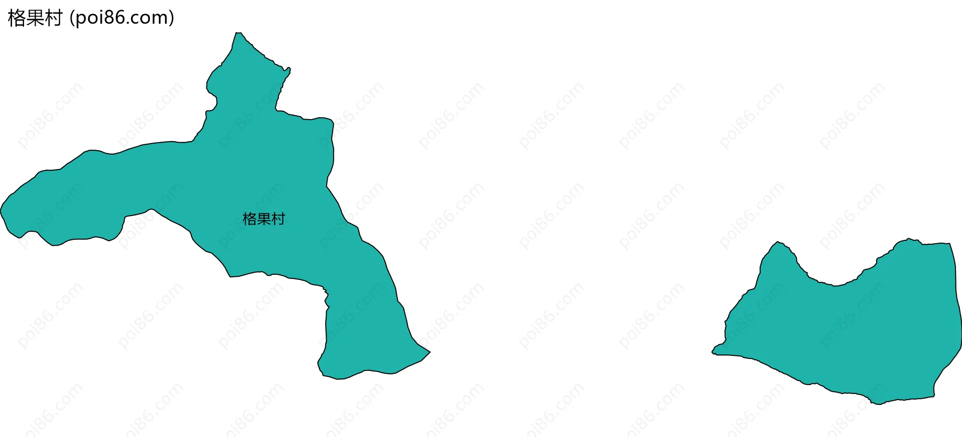 格果村边界地图