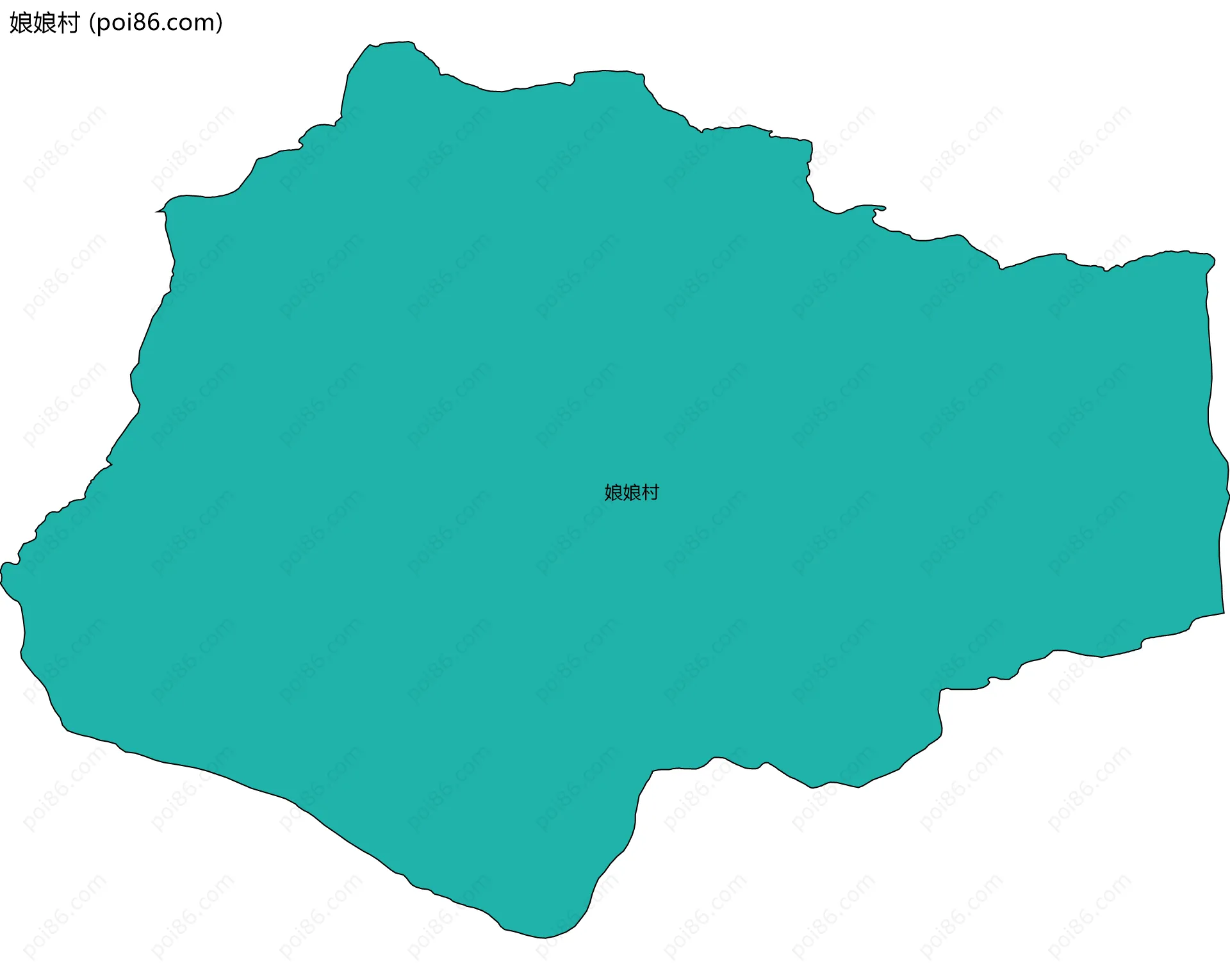 娘娘村边界地图