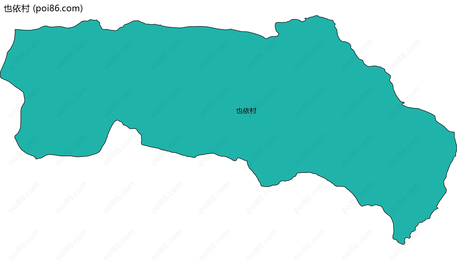 也依村边界地图