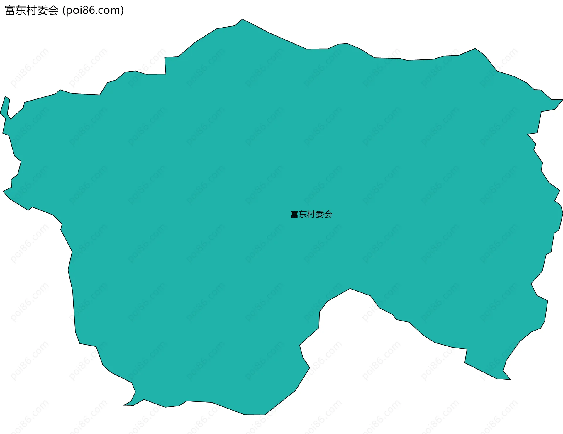 富东村委会边界地图