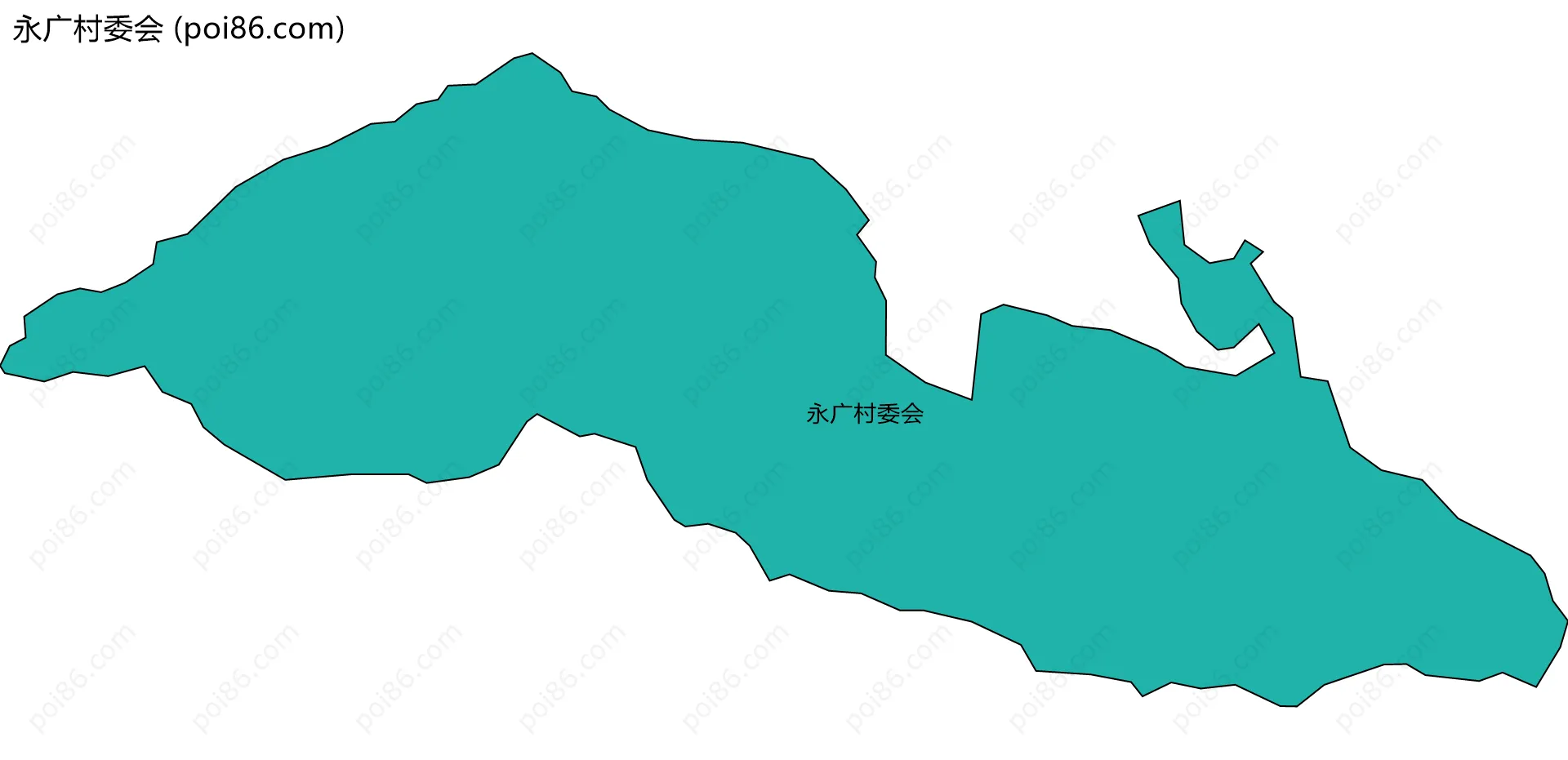 永广村委会边界地图