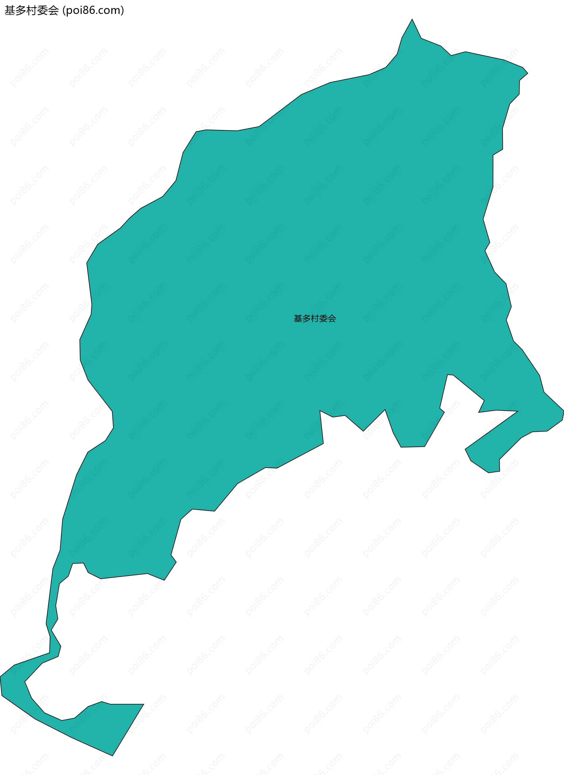 基多村委会边界地图