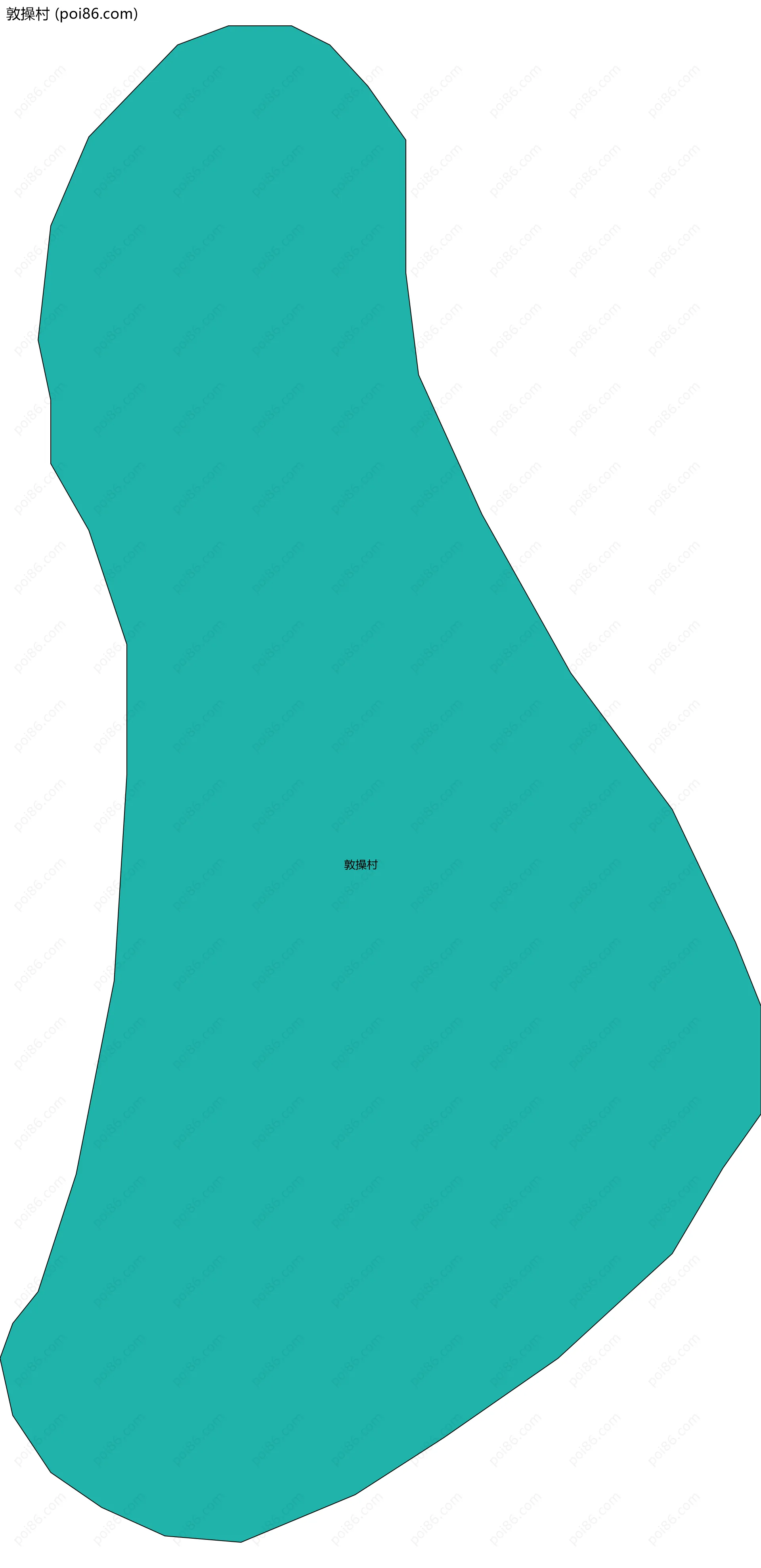 敦操村边界地图