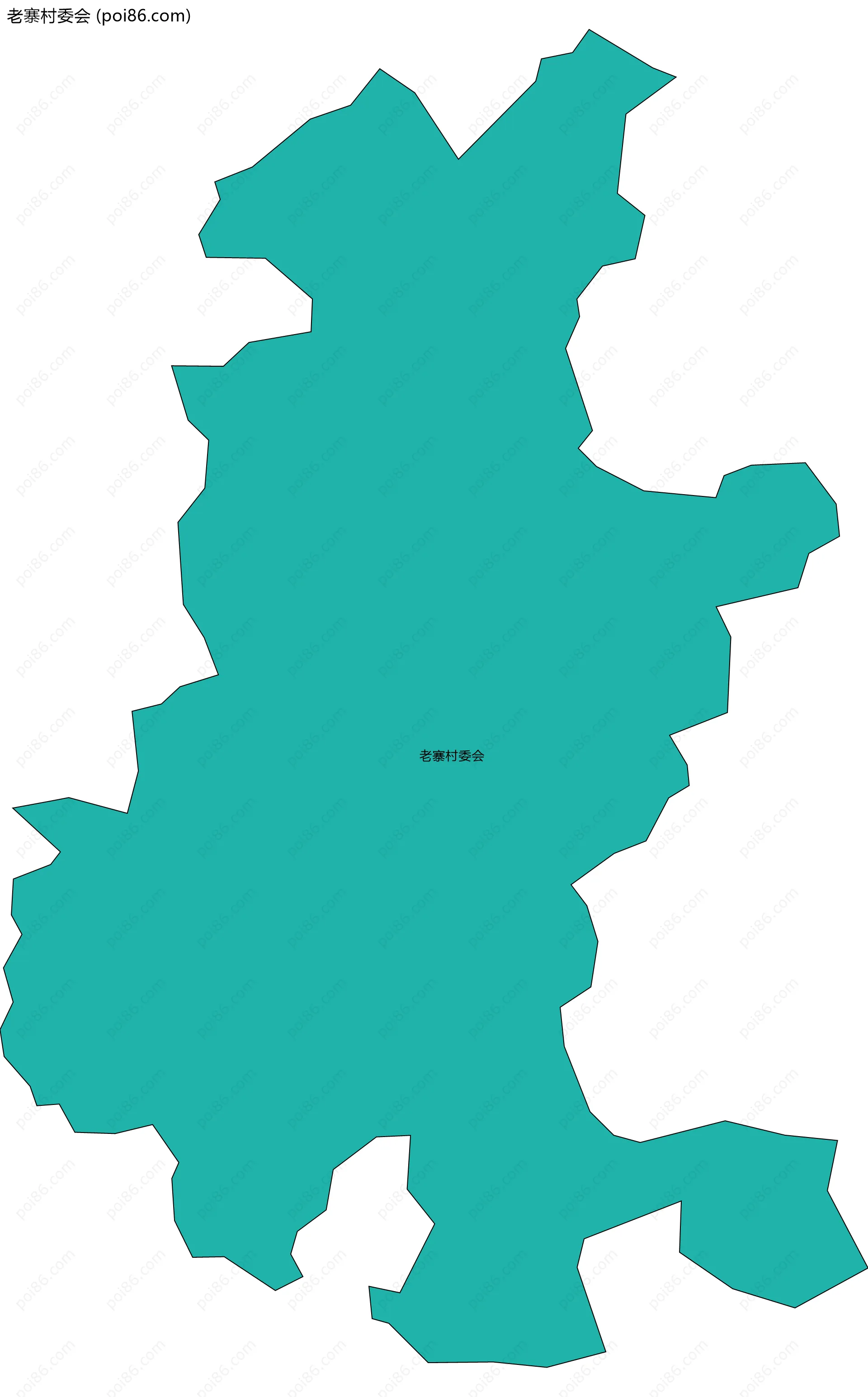 老寨村委会边界地图