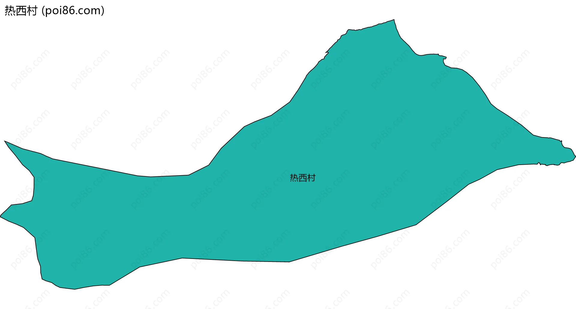 热西村边界地图