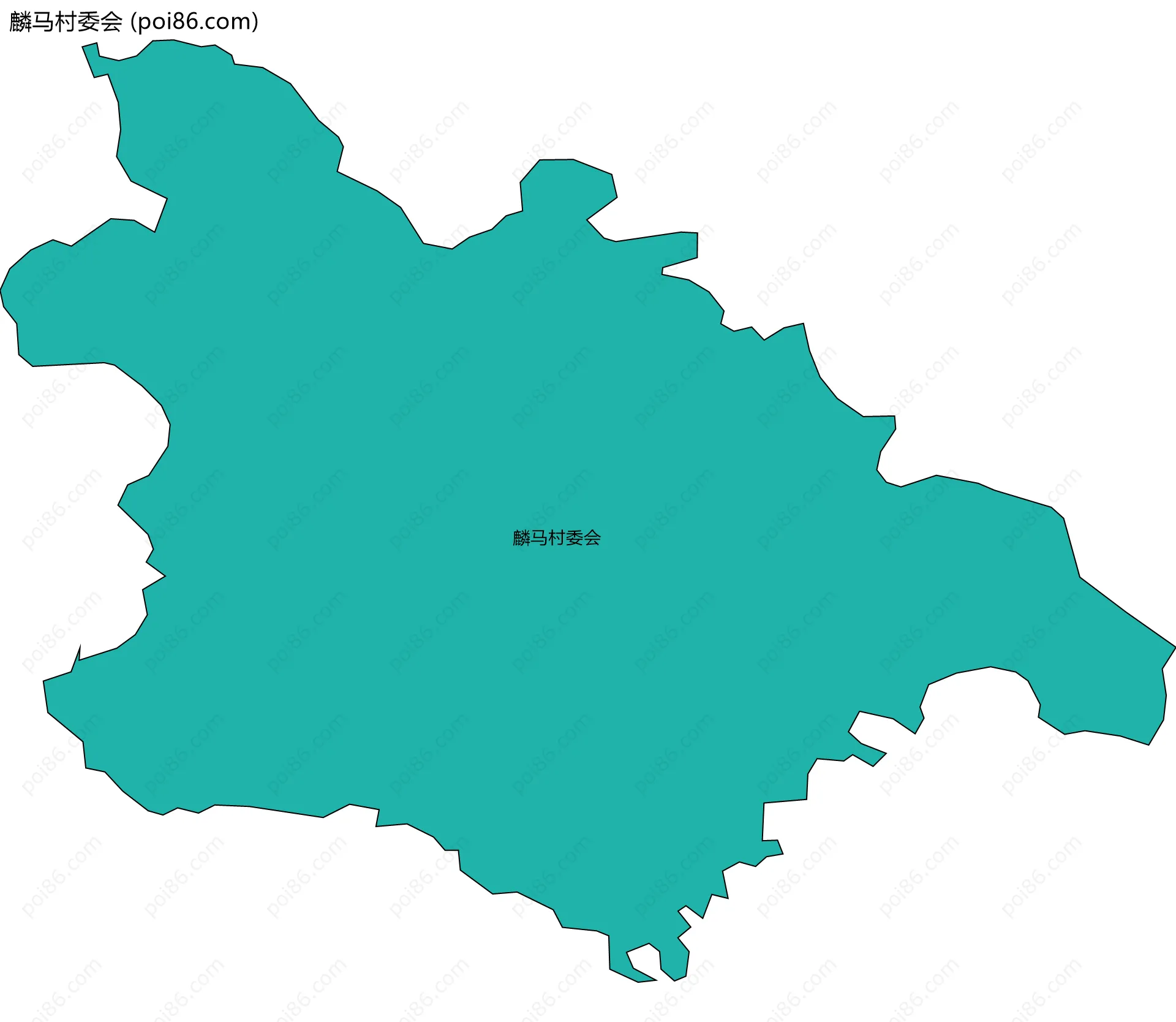 麟马村委会边界地图