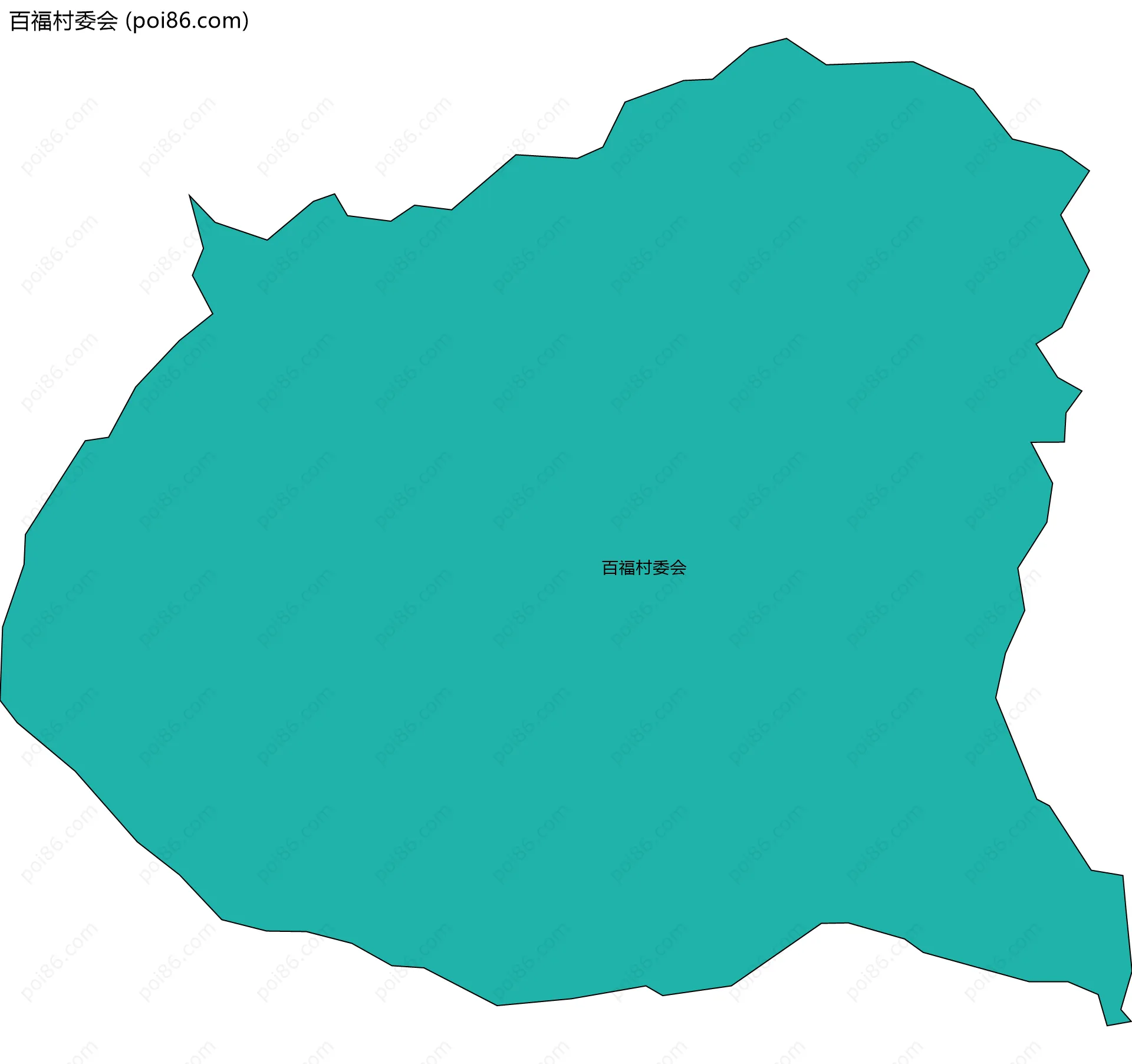 百福村委会边界地图