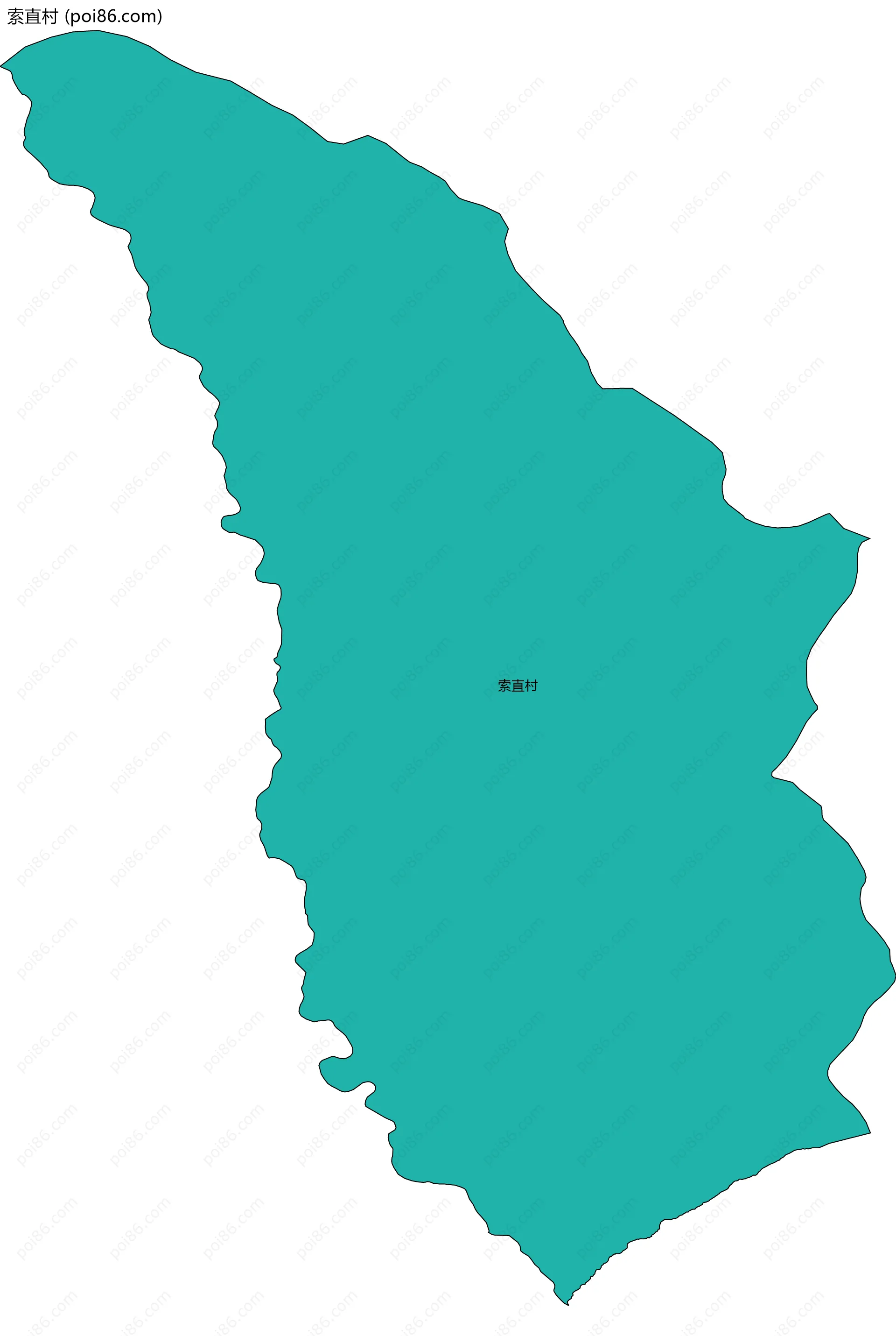 索直村边界地图