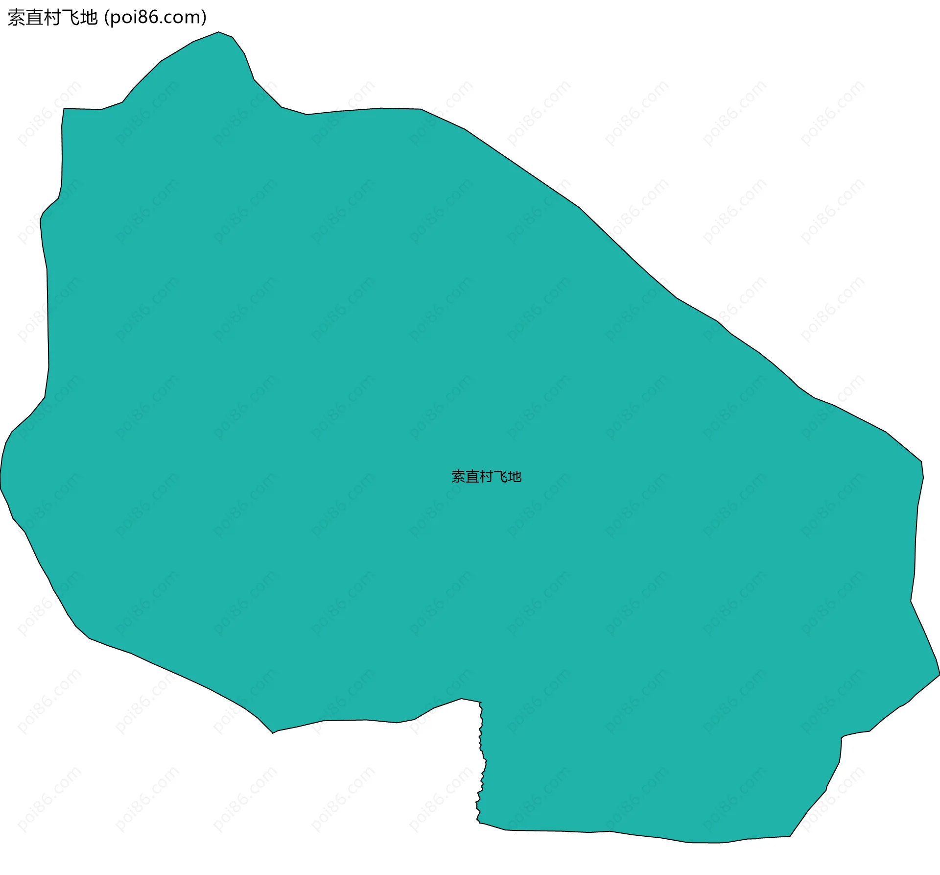 索直村飞地边界地图