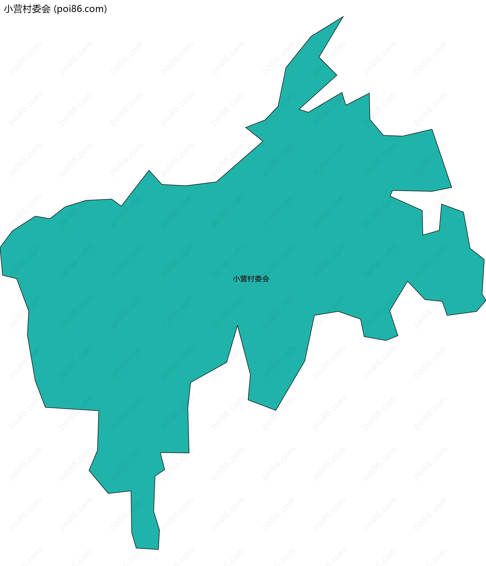 小营村委会边界地图