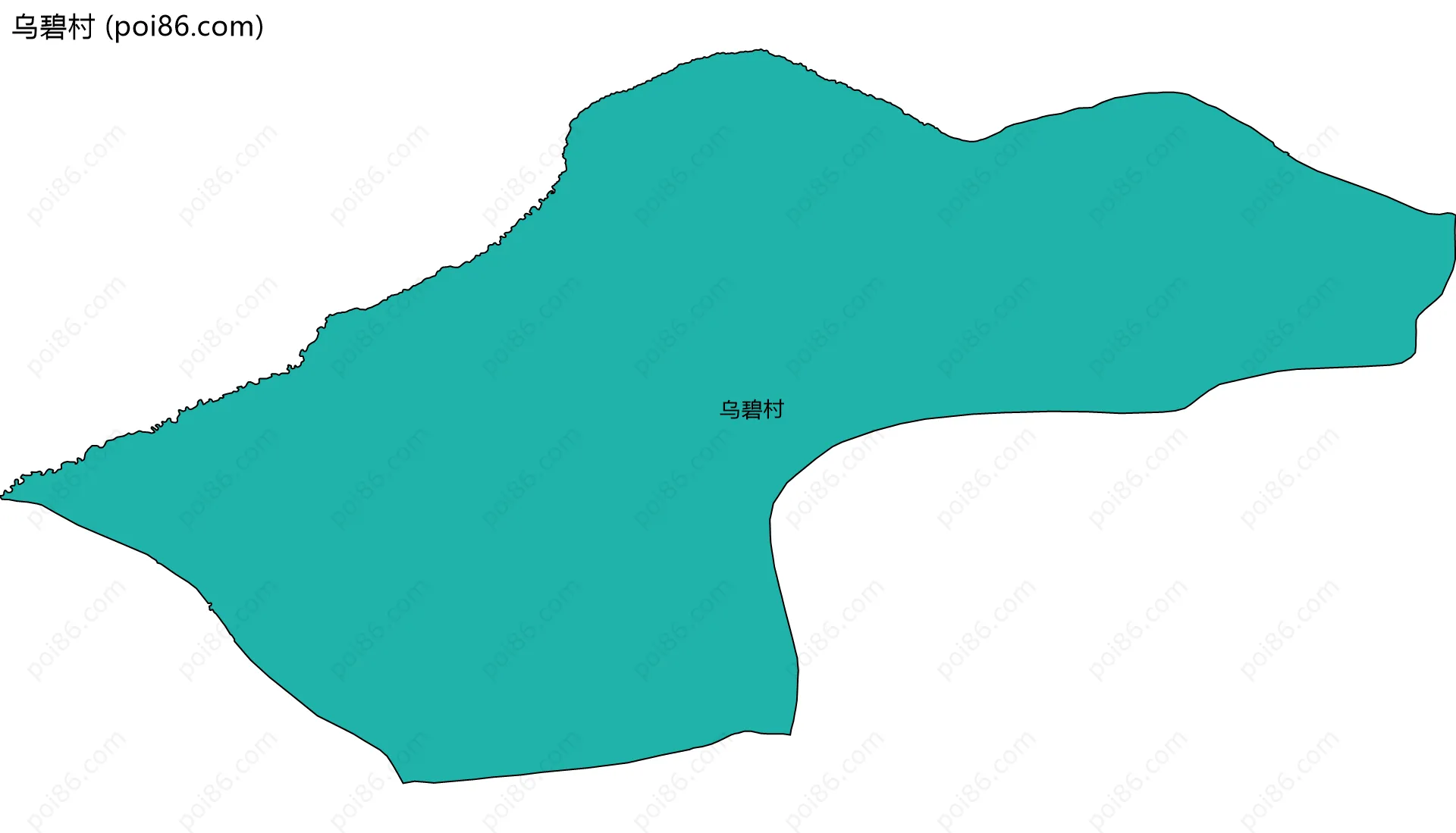 乌碧村边界地图