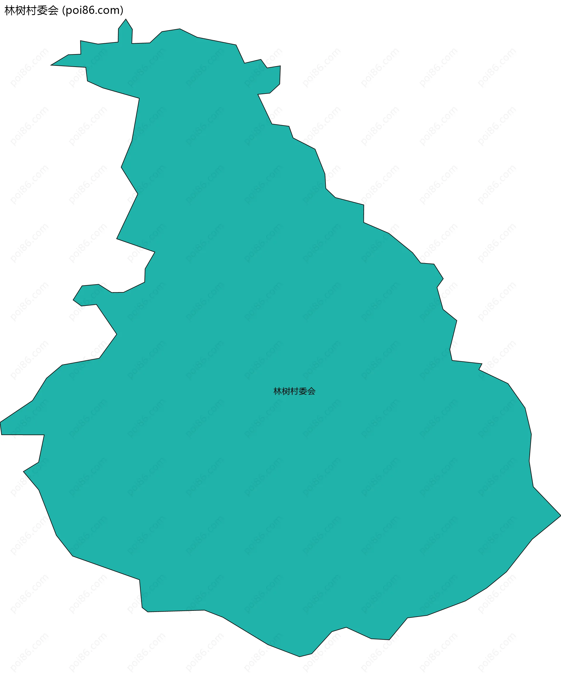 林树村委会边界地图