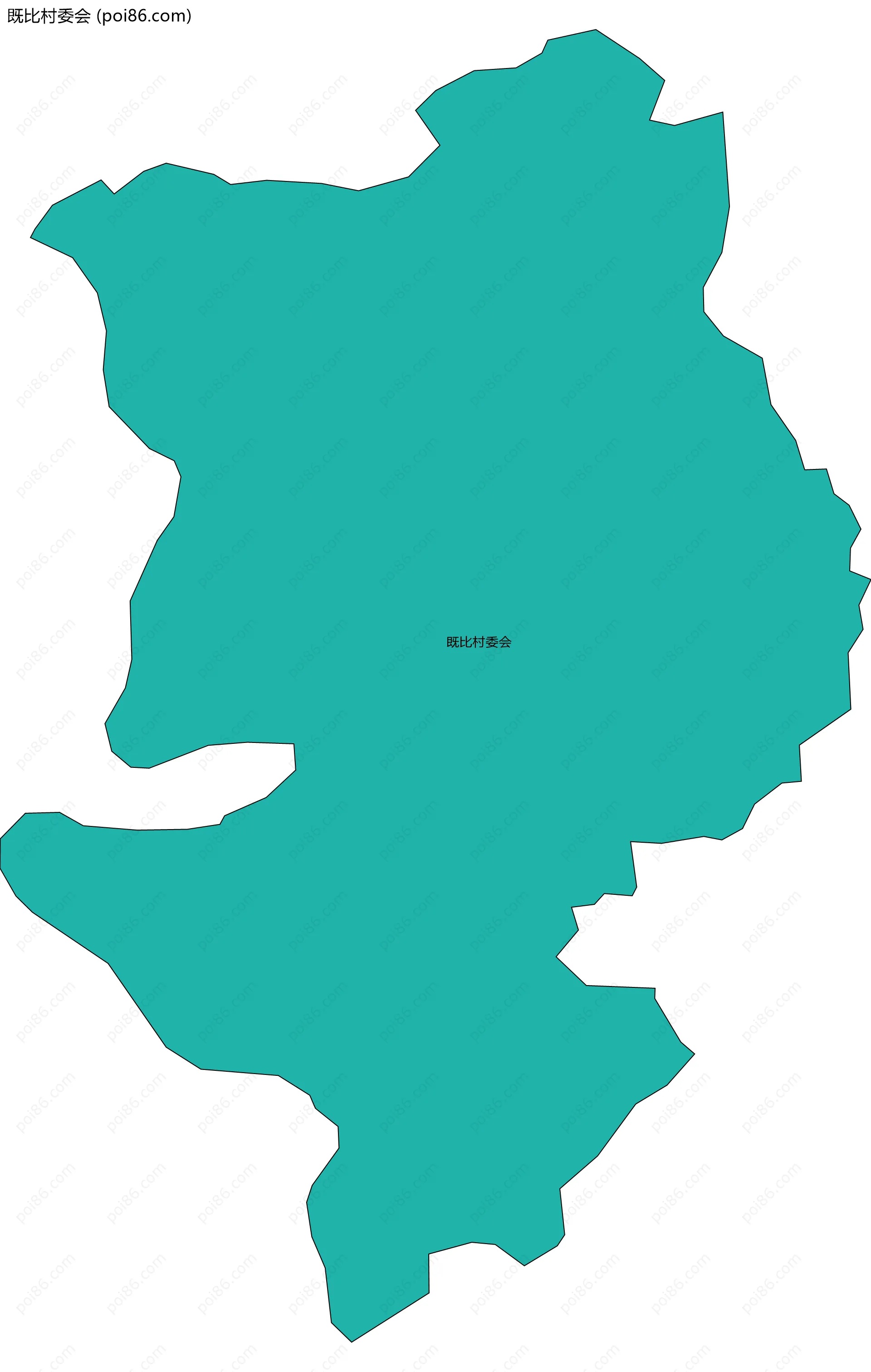 既比村委会边界地图