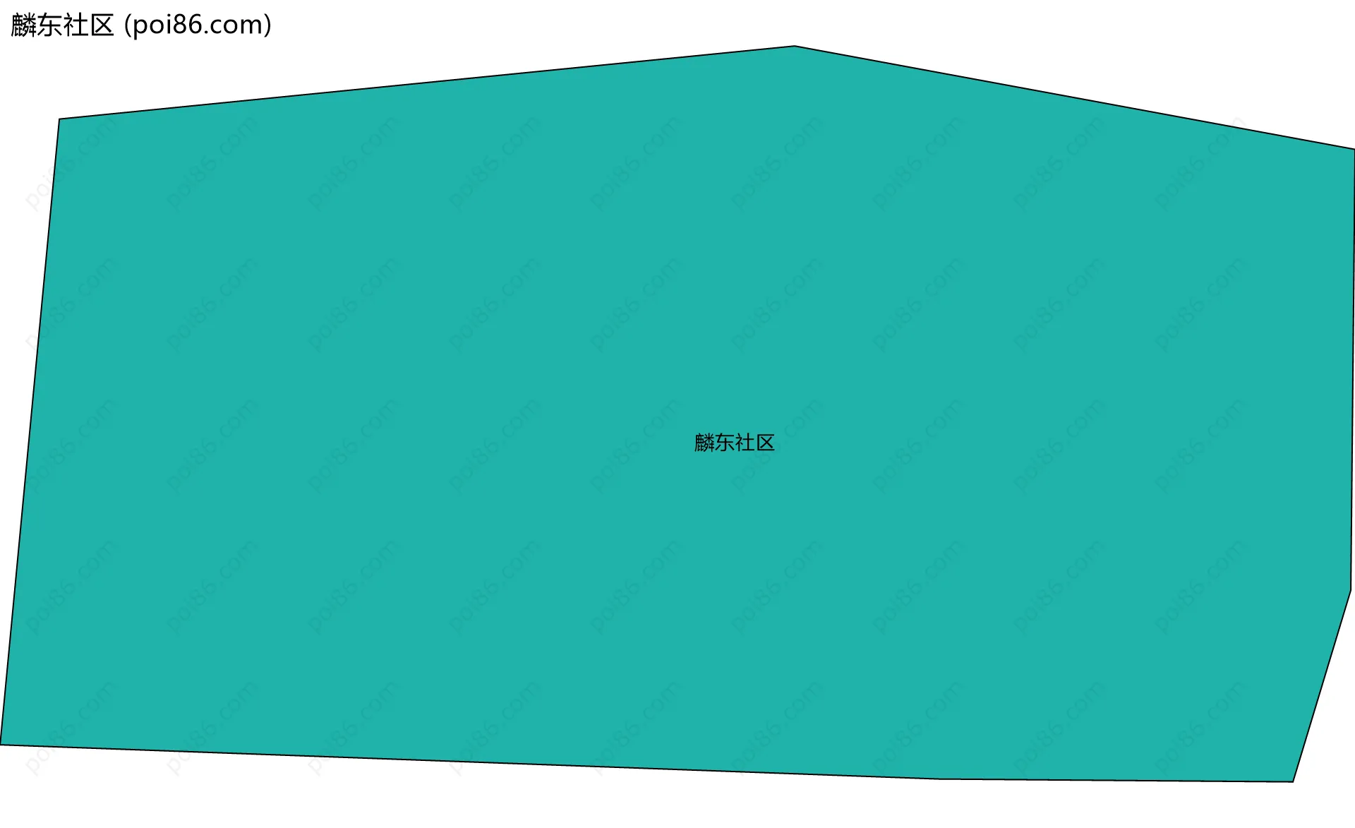 麟东社区边界地图