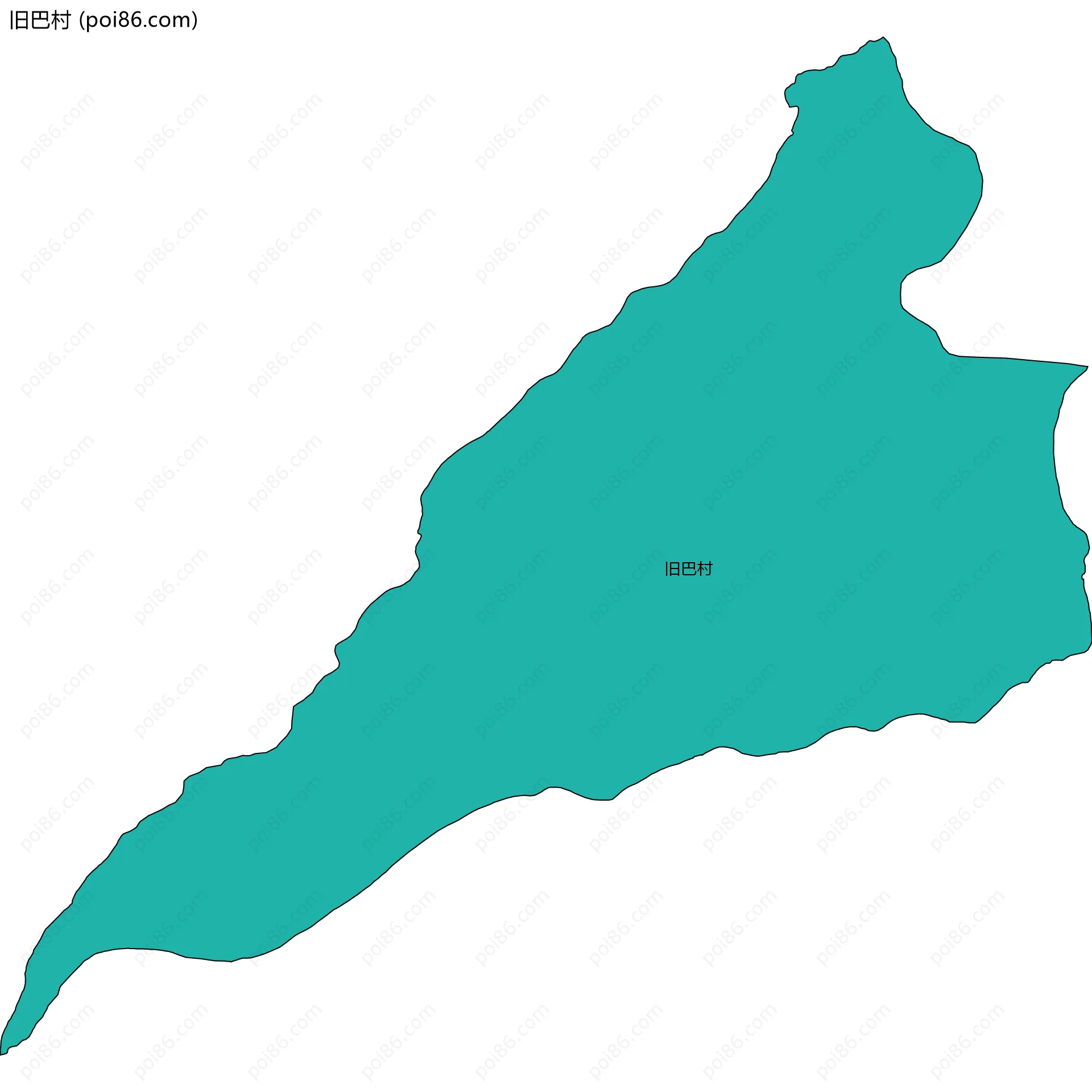 旧巴村边界地图
