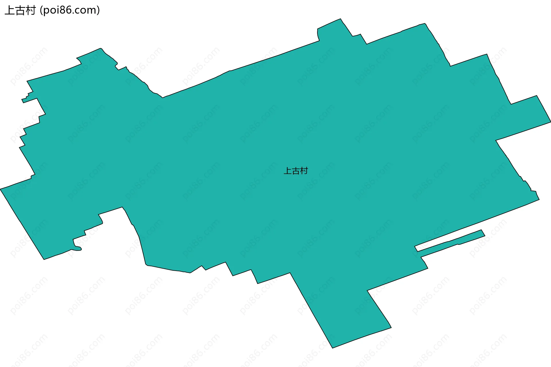 上古村边界地图