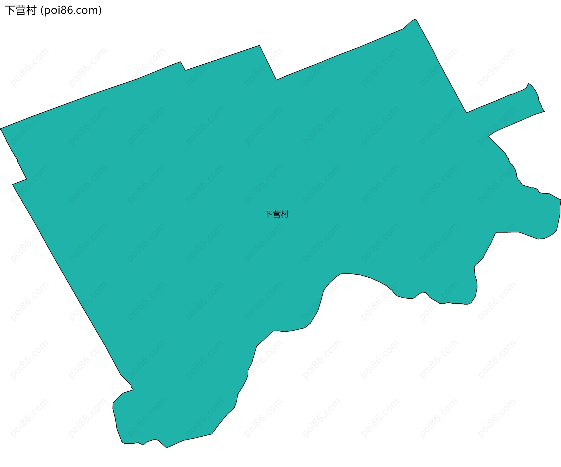 下营村边界地图