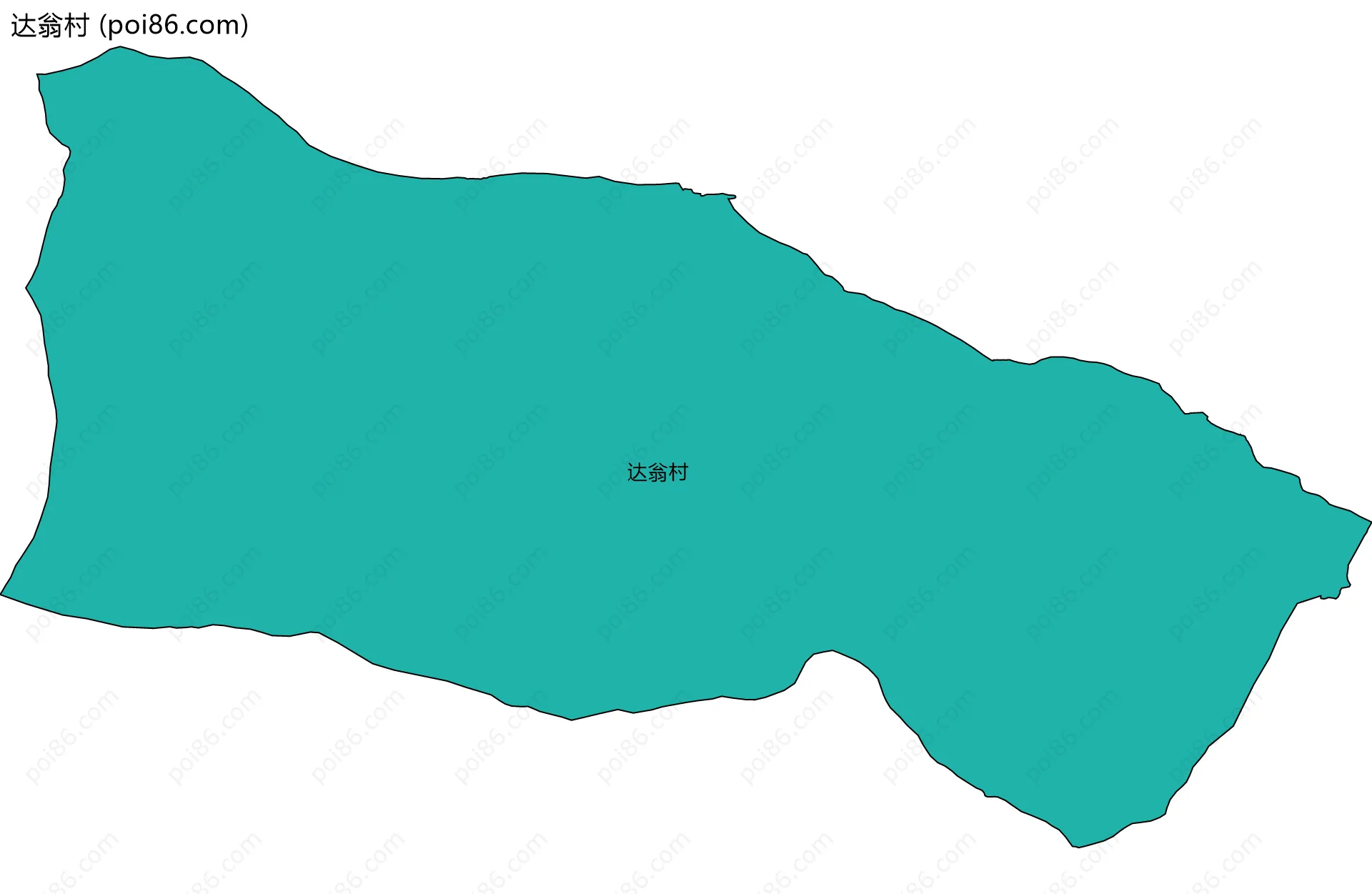 达翁村边界地图