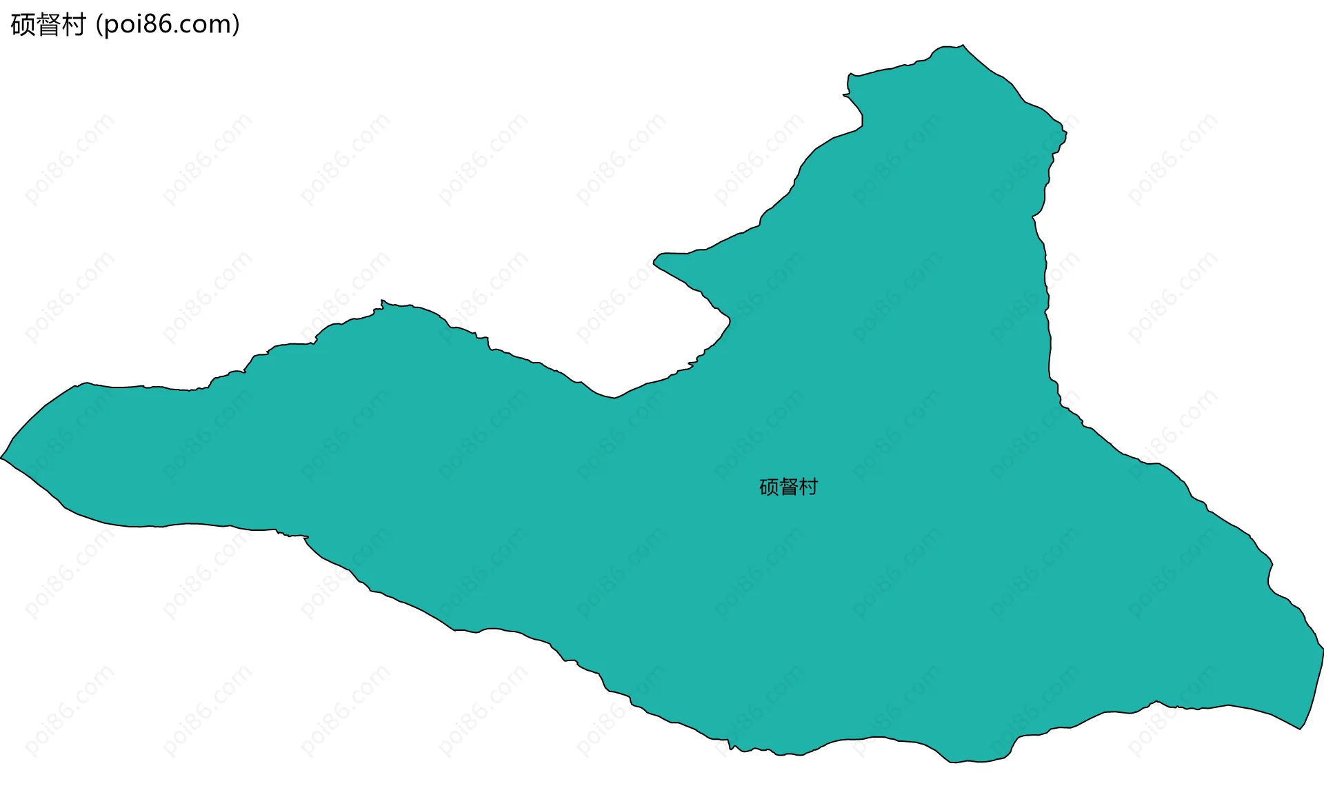 硕督村边界地图