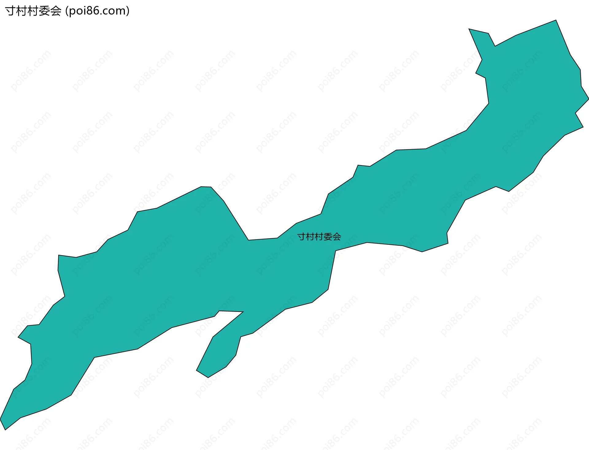 寸村村委会边界地图