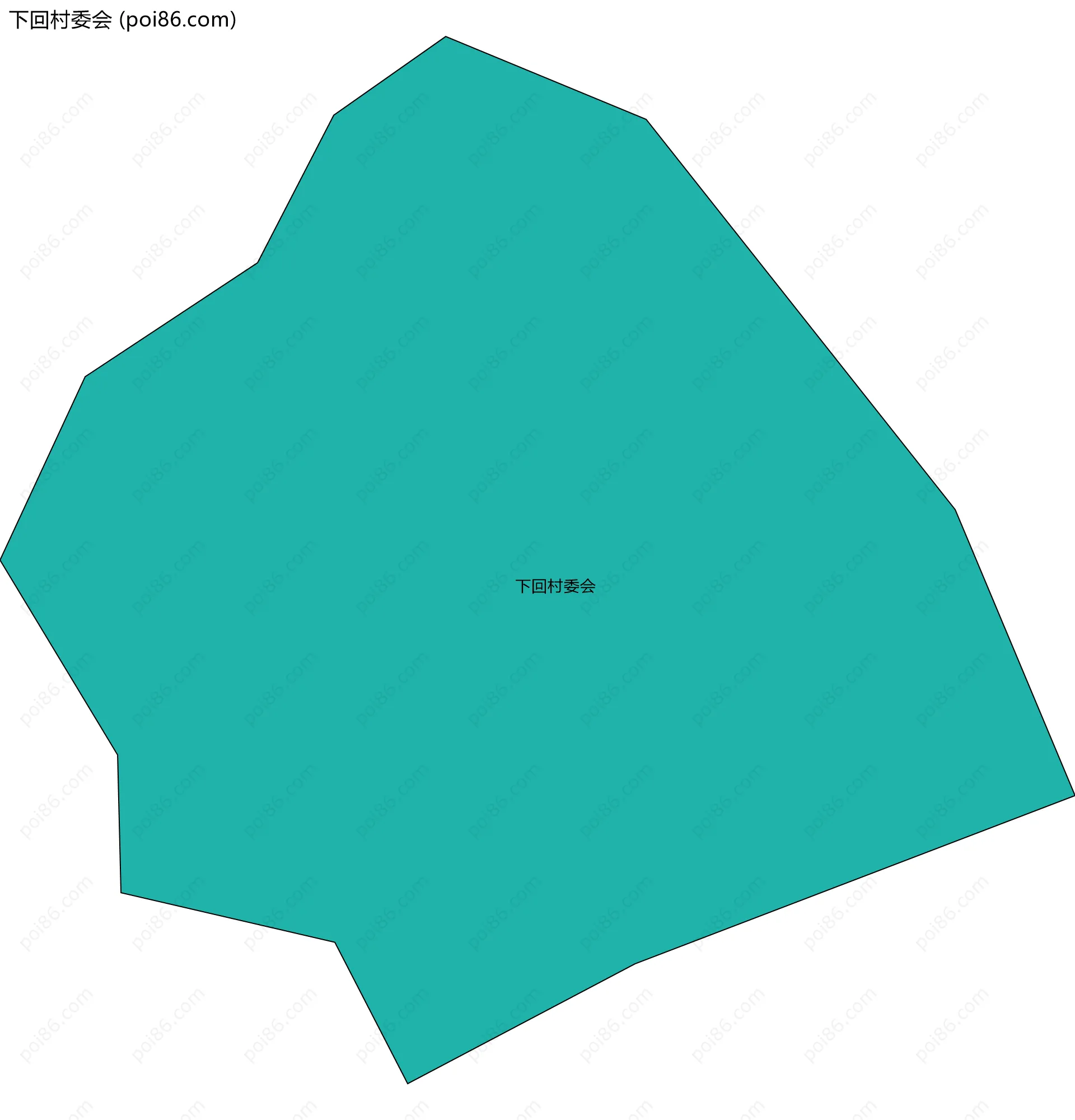 下回村委会边界地图