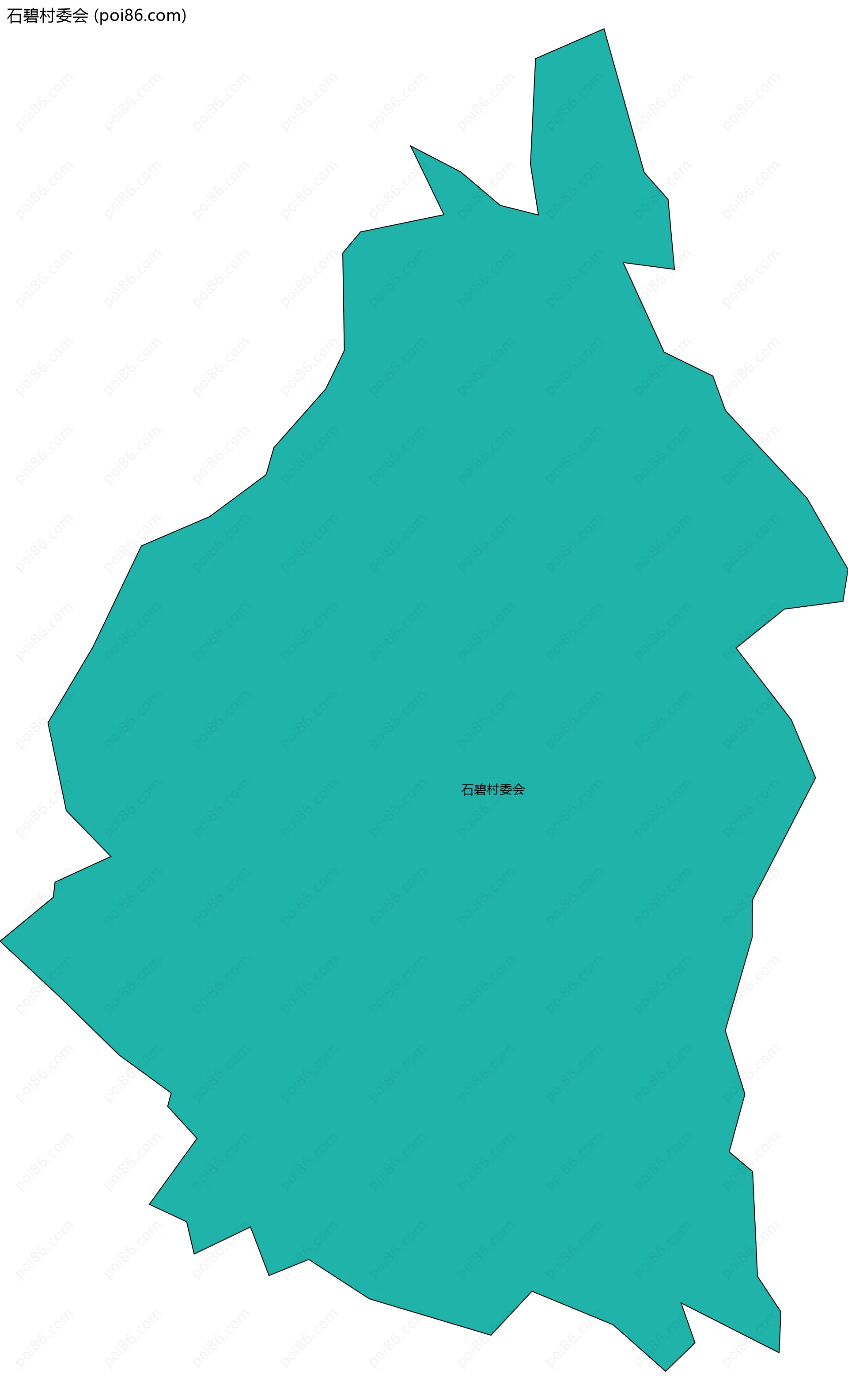 石碧村委会边界地图