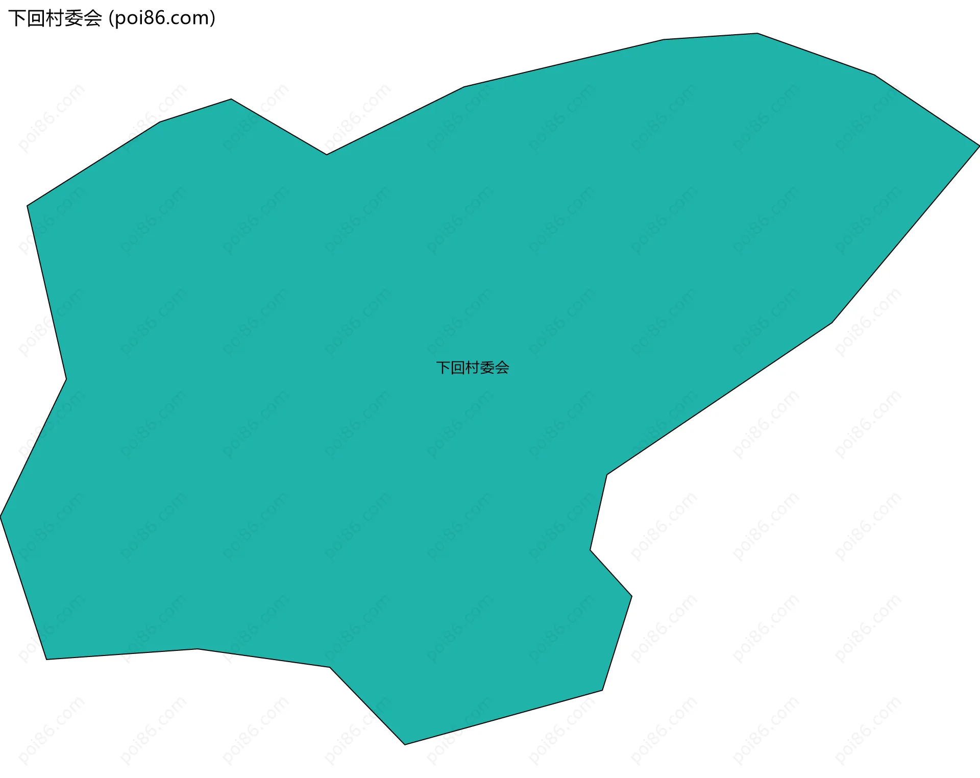 下回村委会边界地图
