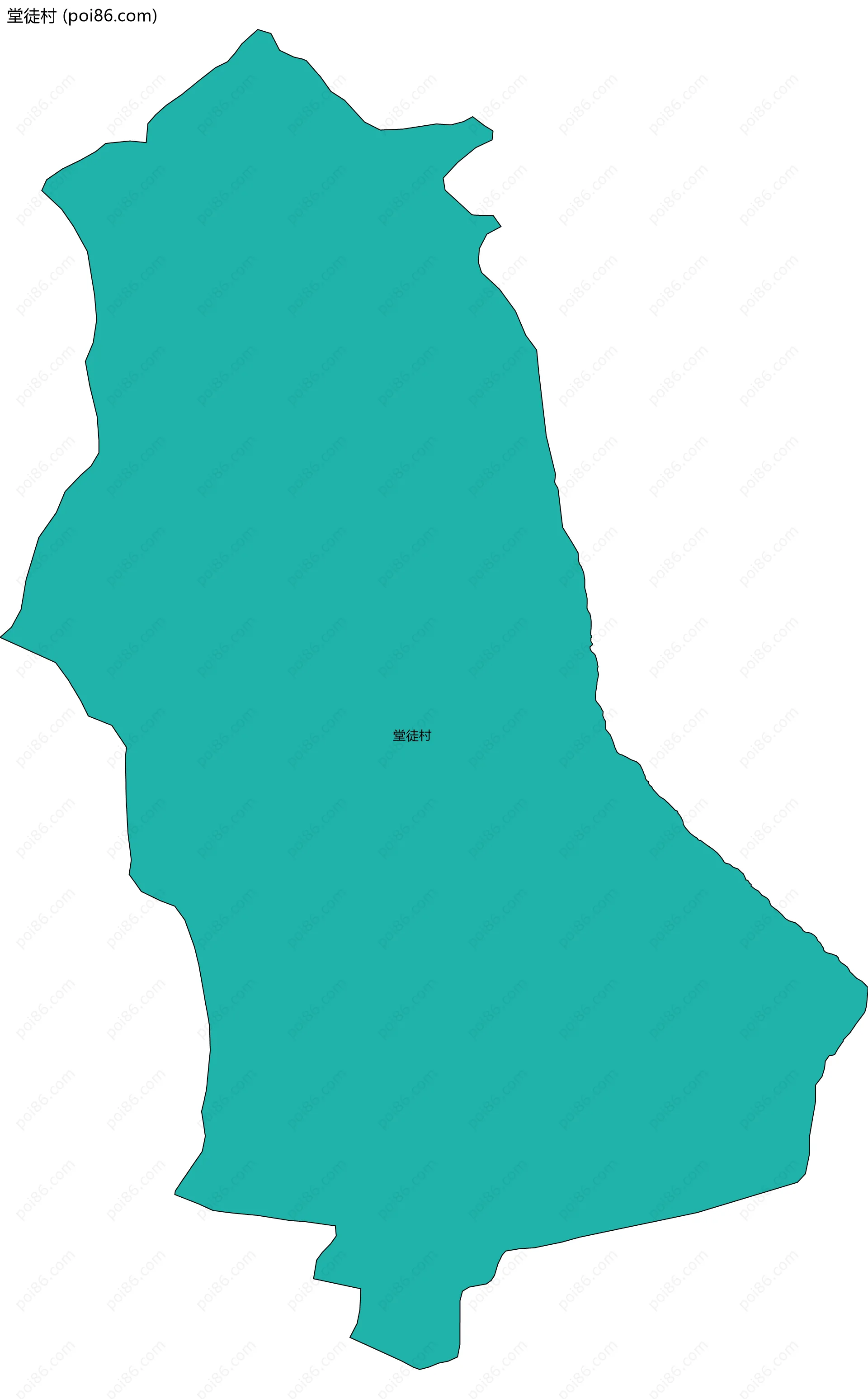 堂徒村边界地图