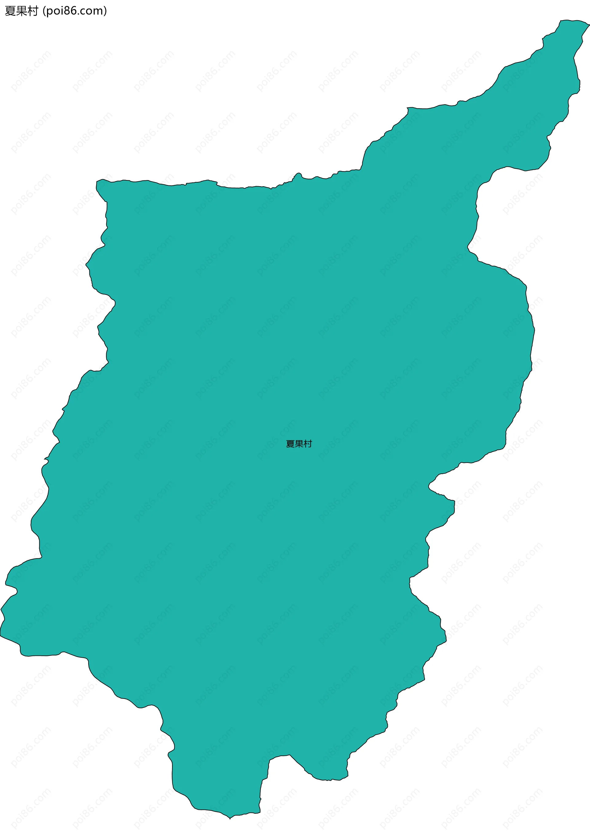 夏果村边界地图