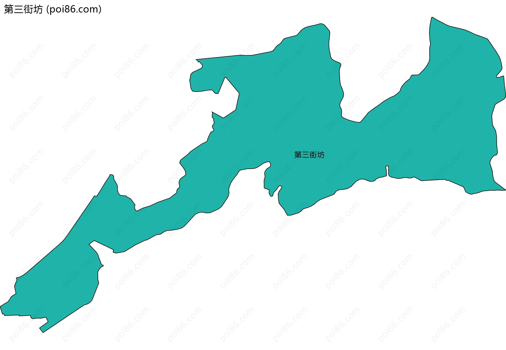 第三街坊边界地图