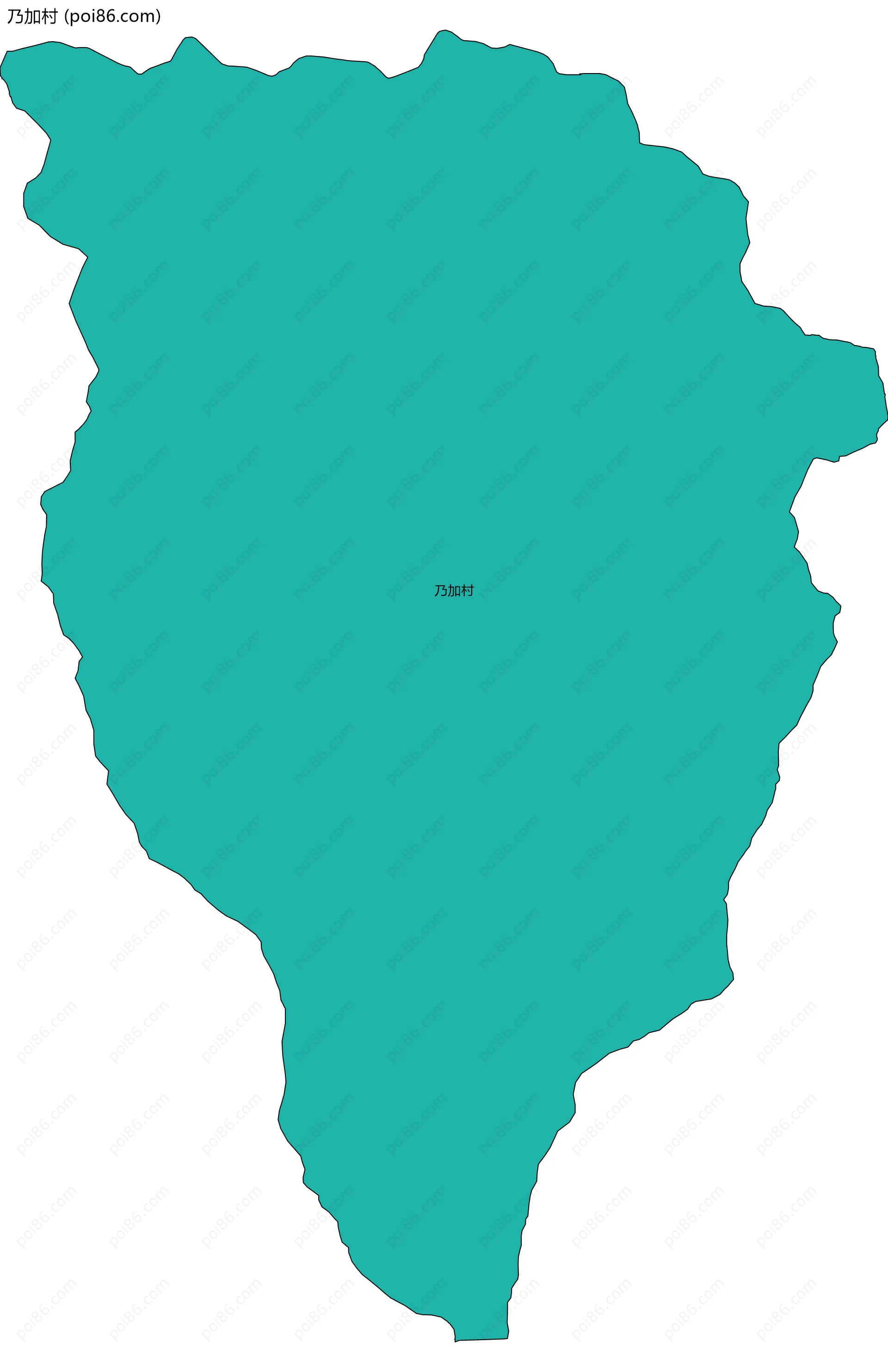 乃加村边界地图