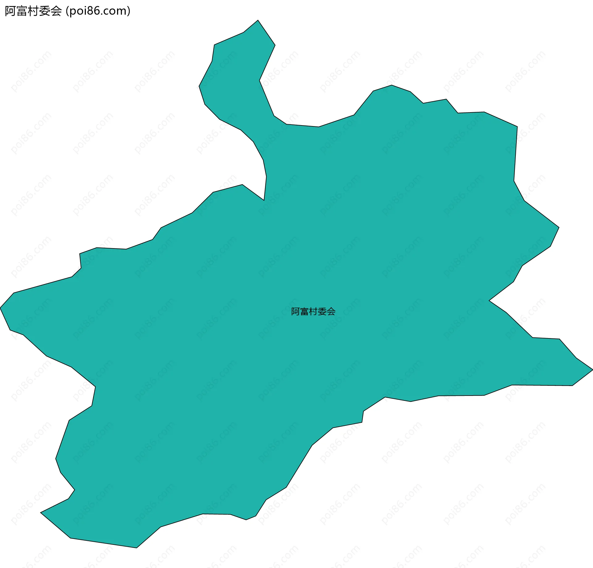 阿富村委会边界地图