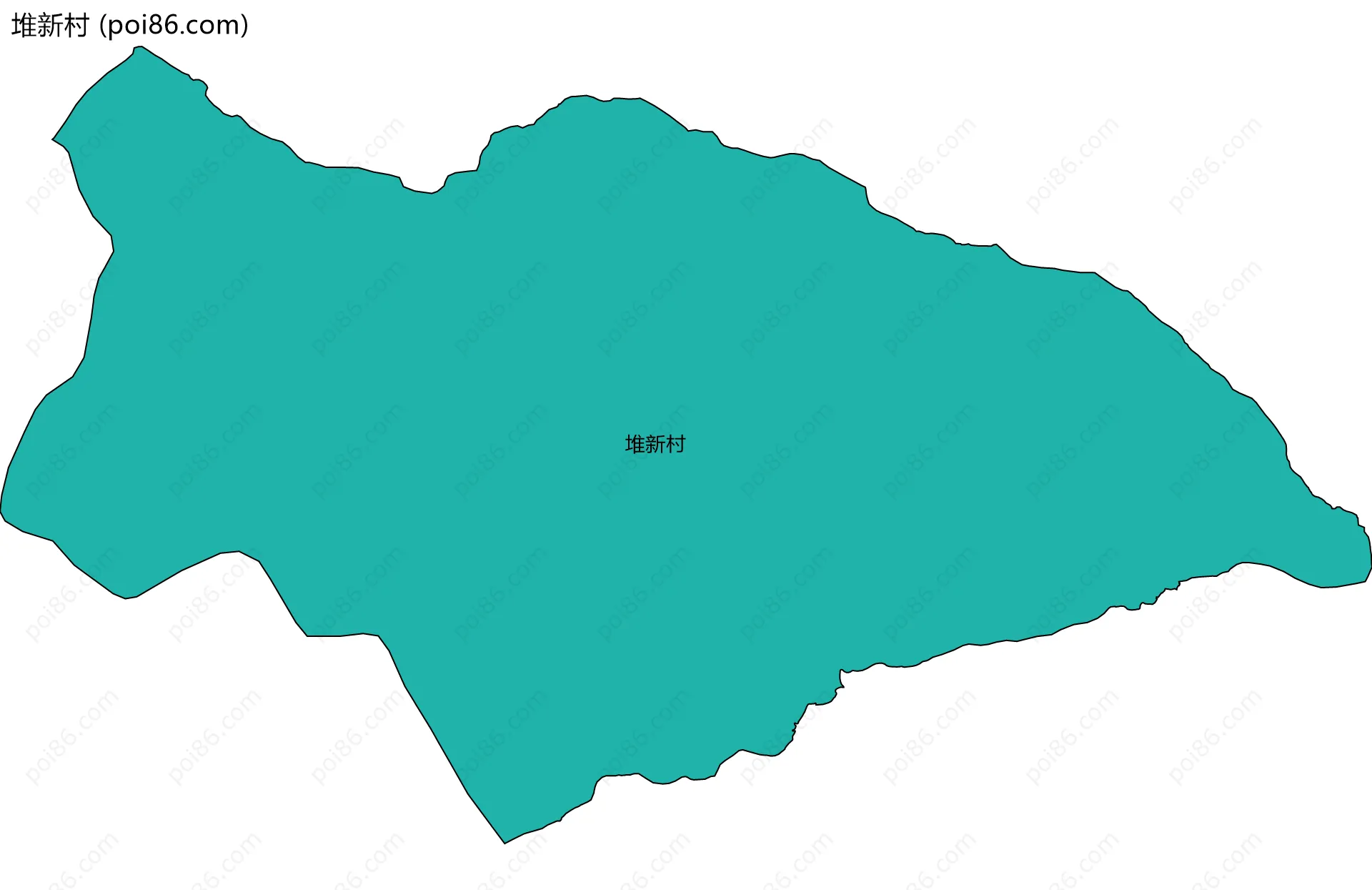 堆新村边界地图