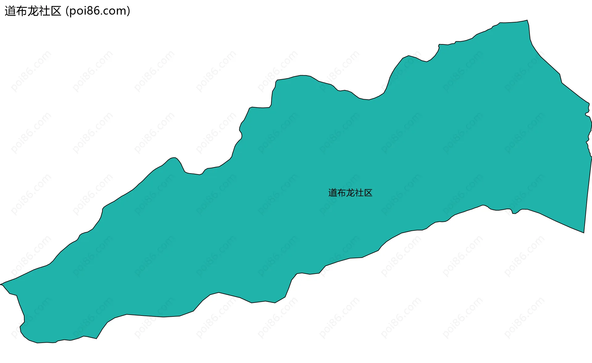 道布龙社区边界地图
