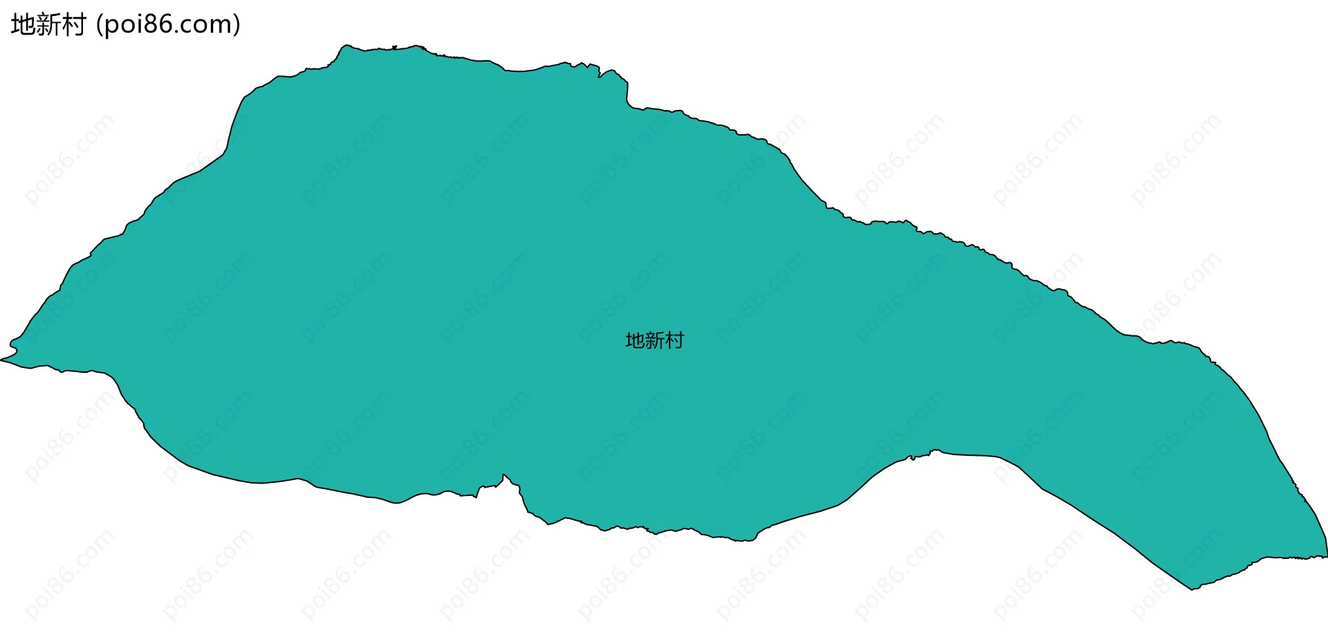 地新村边界地图