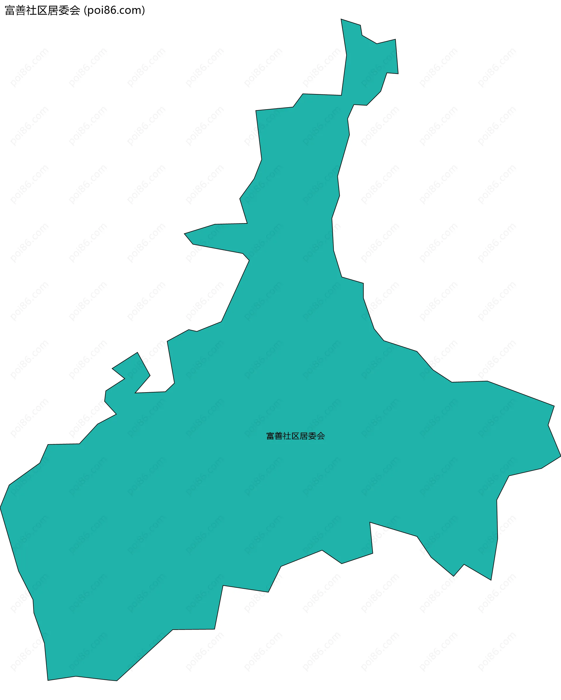 富善社区居委会边界地图