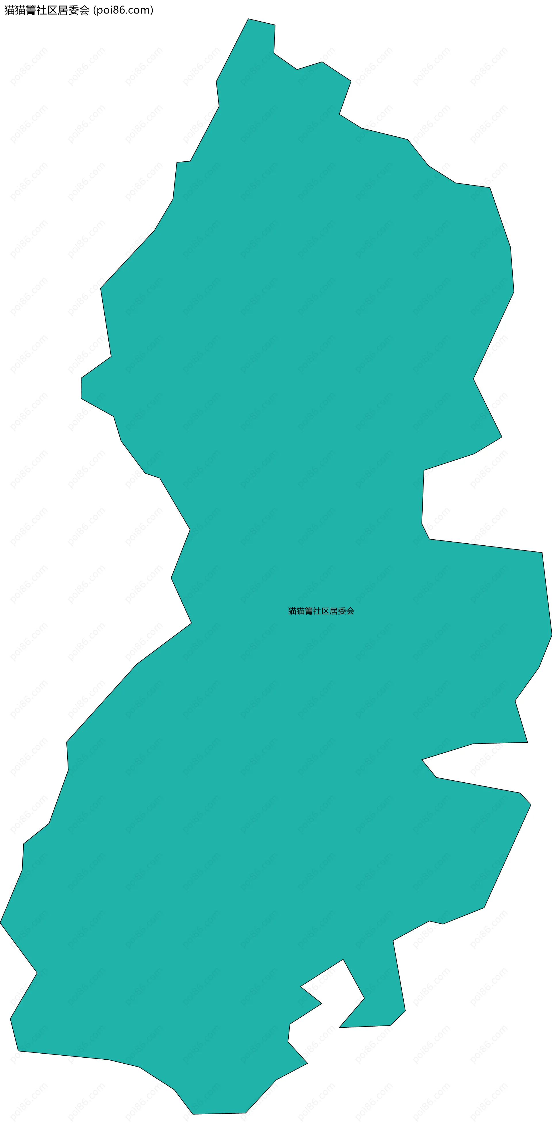 猫猫箐社区居委会边界地图