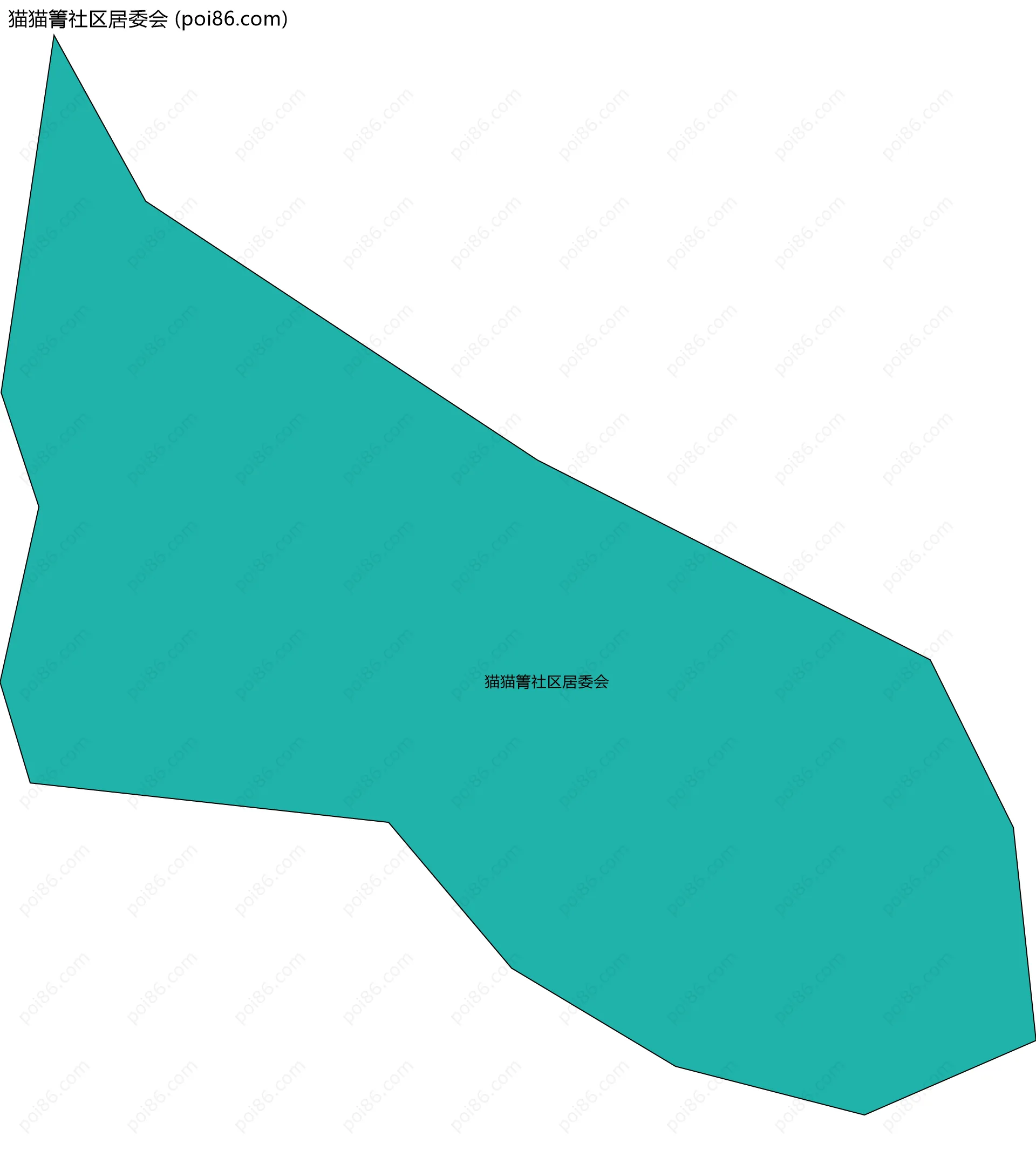 猫猫箐社区居委会边界地图