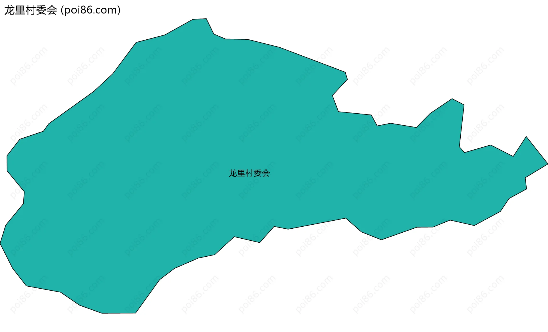 龙里村委会边界地图