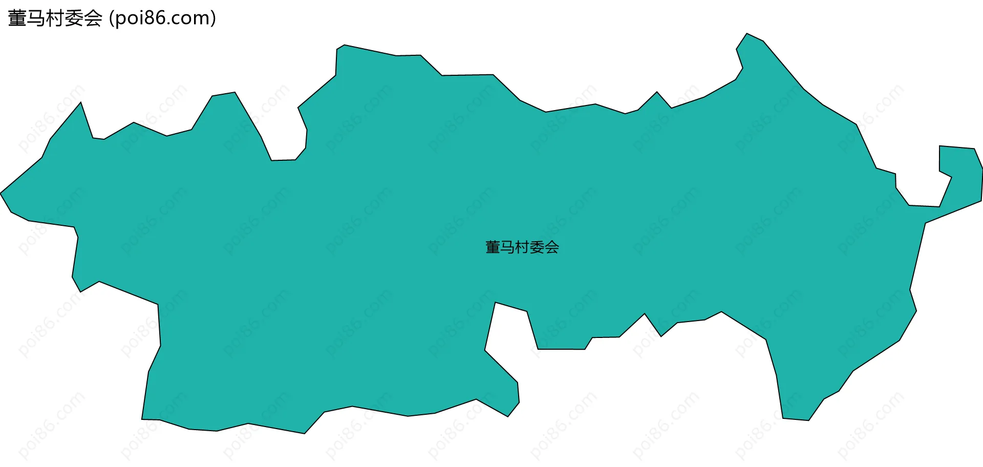 董马村委会边界地图