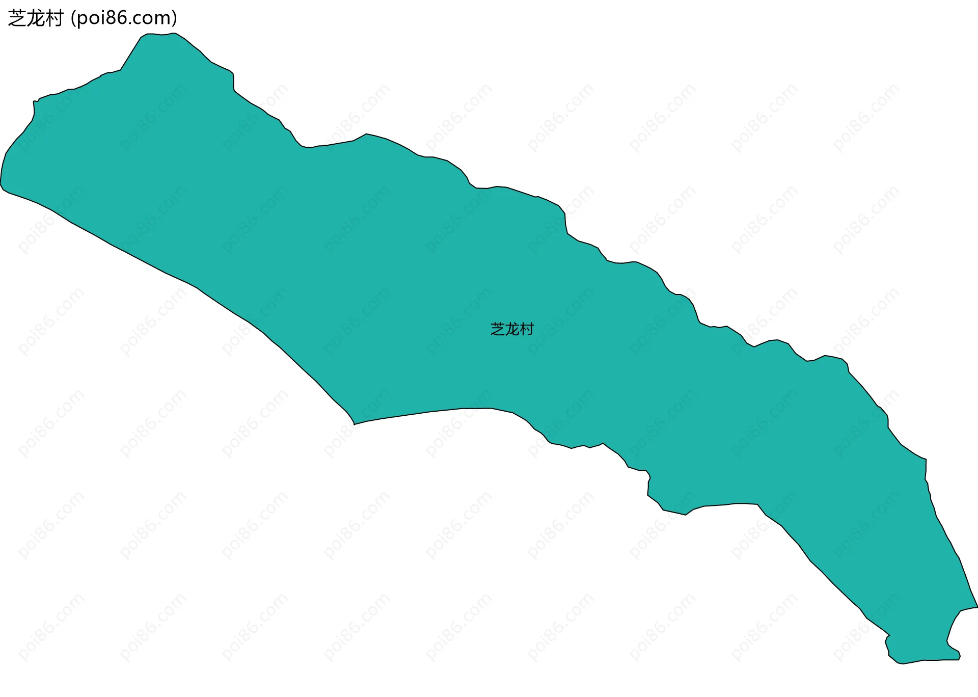 芝龙村边界地图