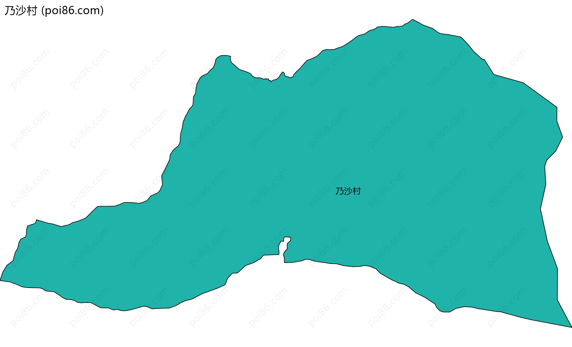 乃沙村边界地图