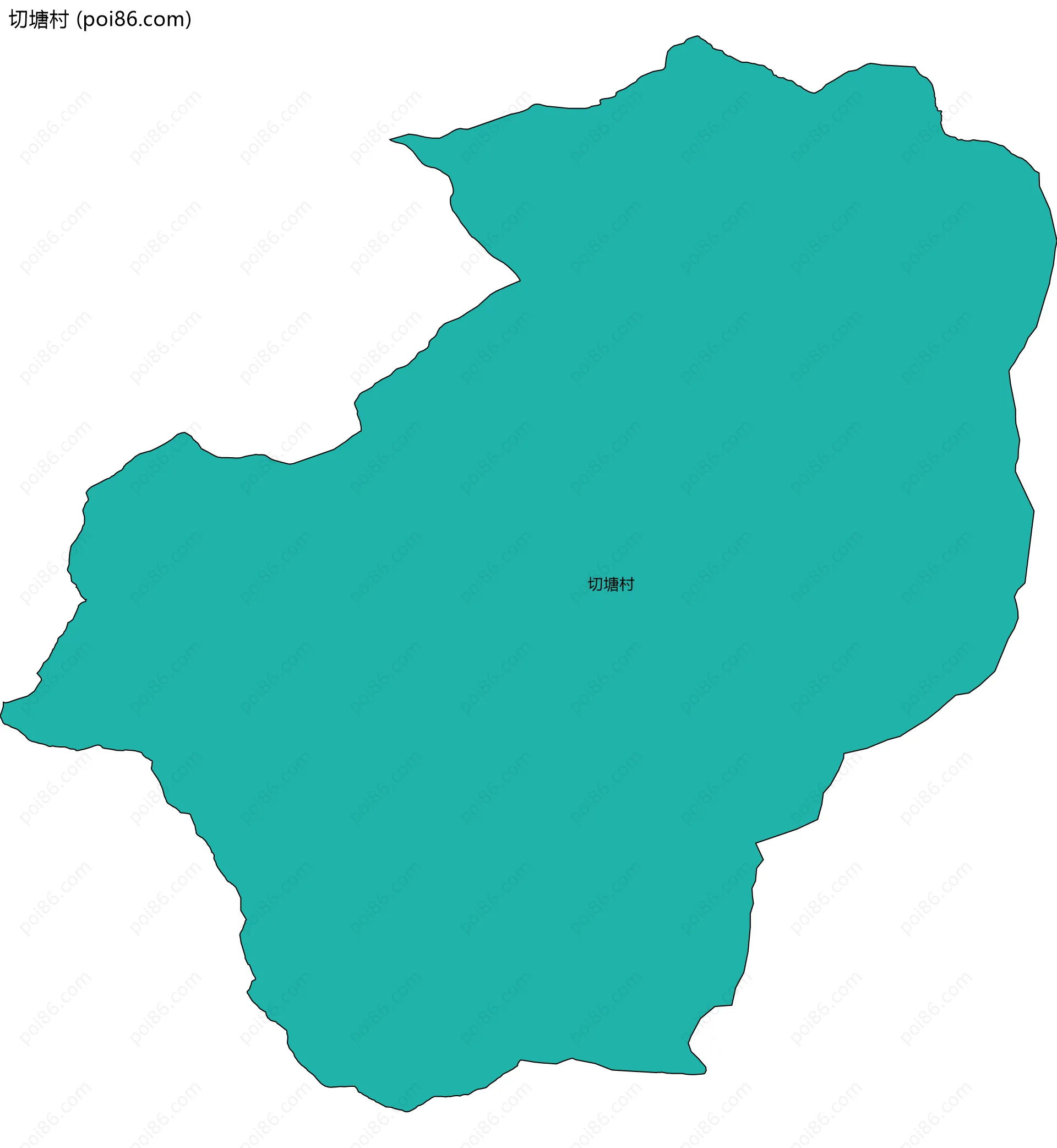 切塘村边界地图